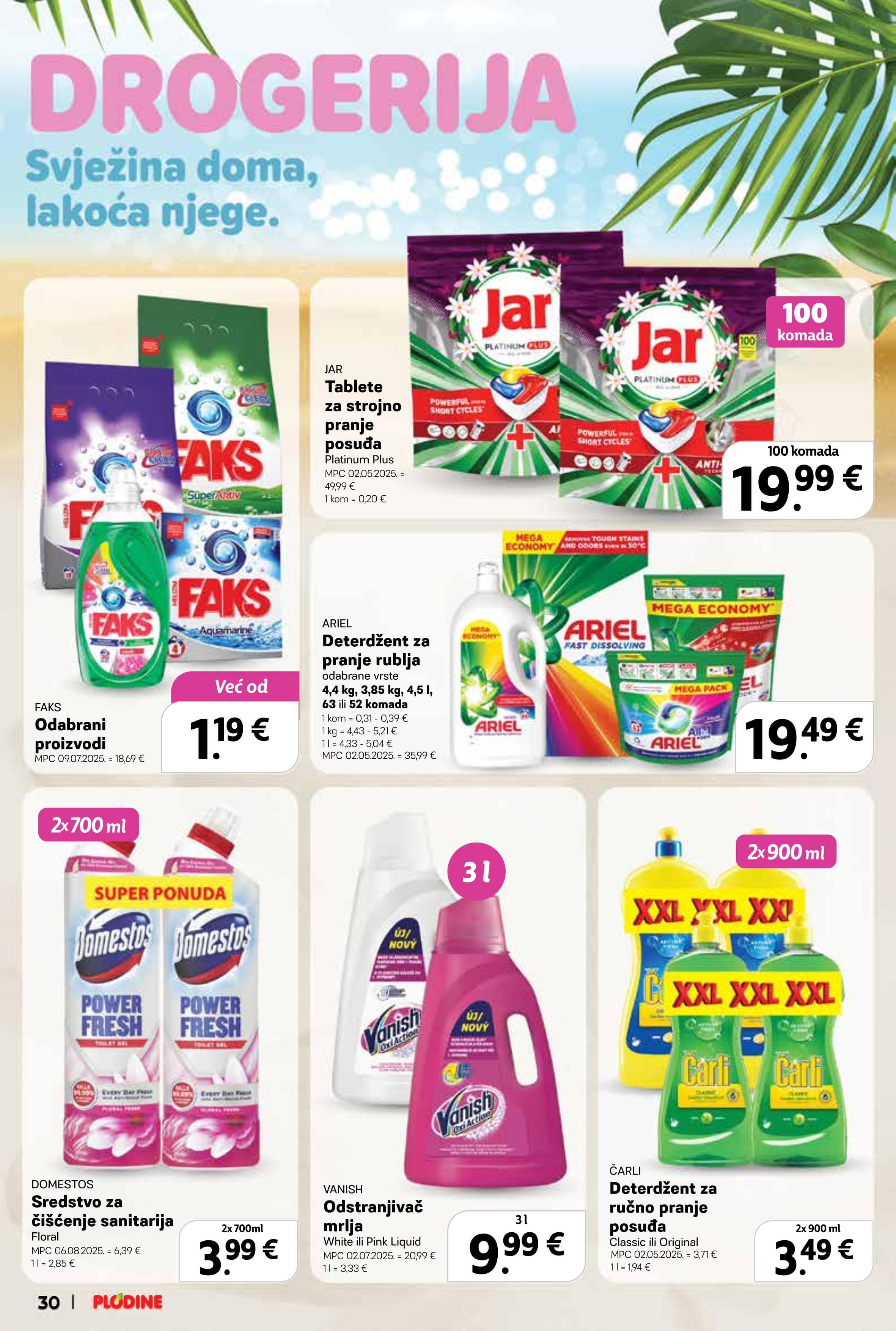 Page from catalog: Akcijska ponuda