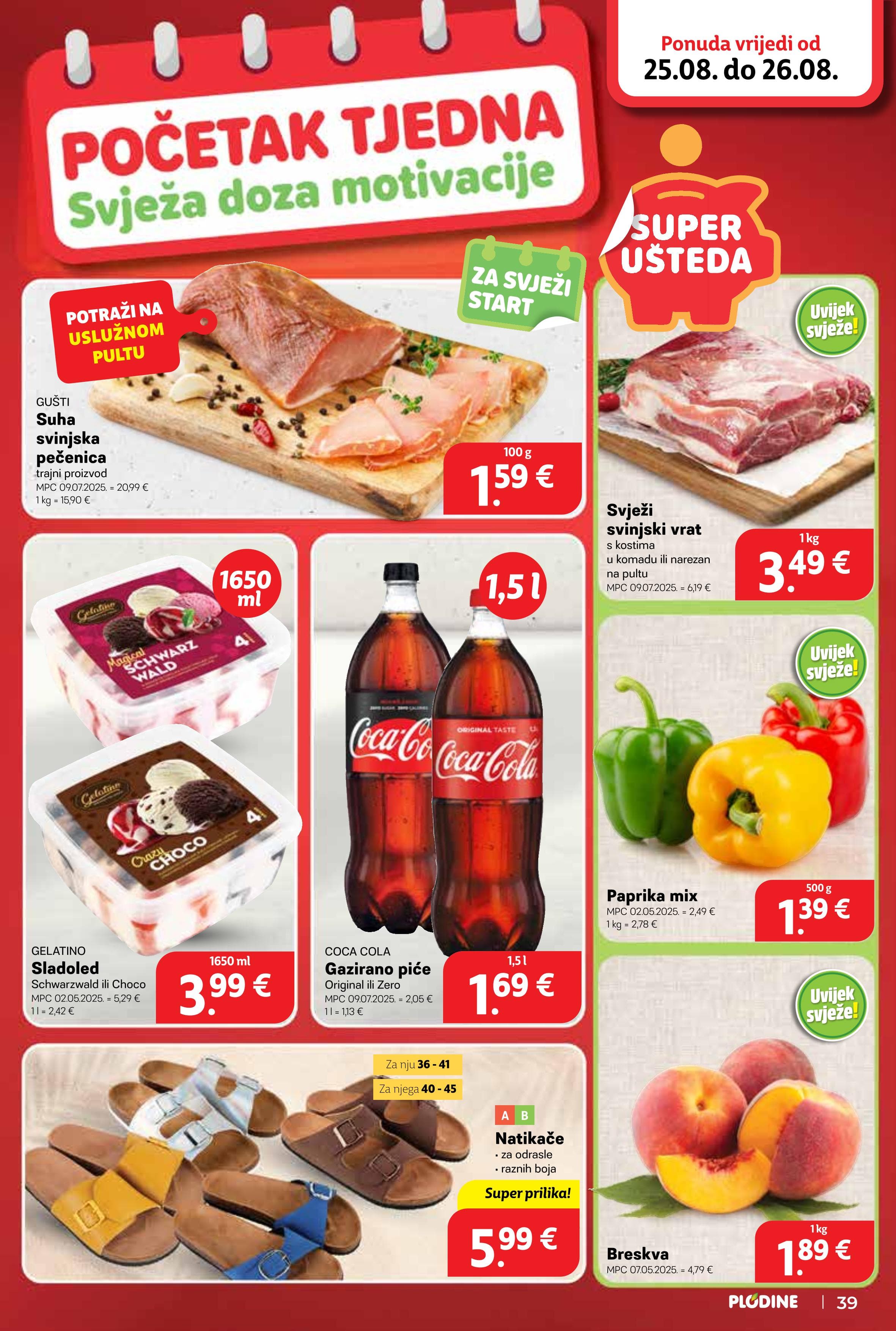 Page from catalog: Akcijska ponuda
