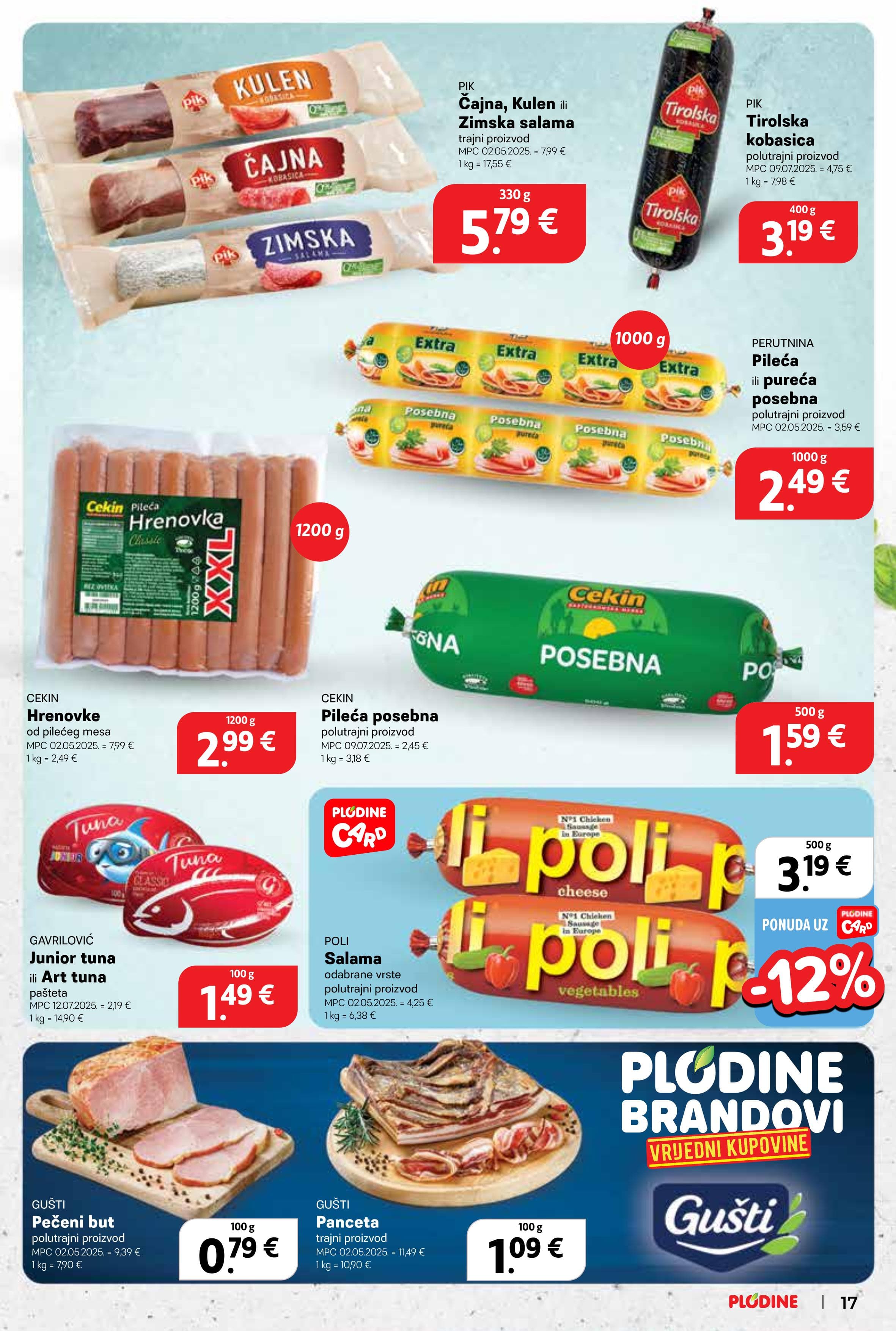Page from catalog: Akcijska ponuda