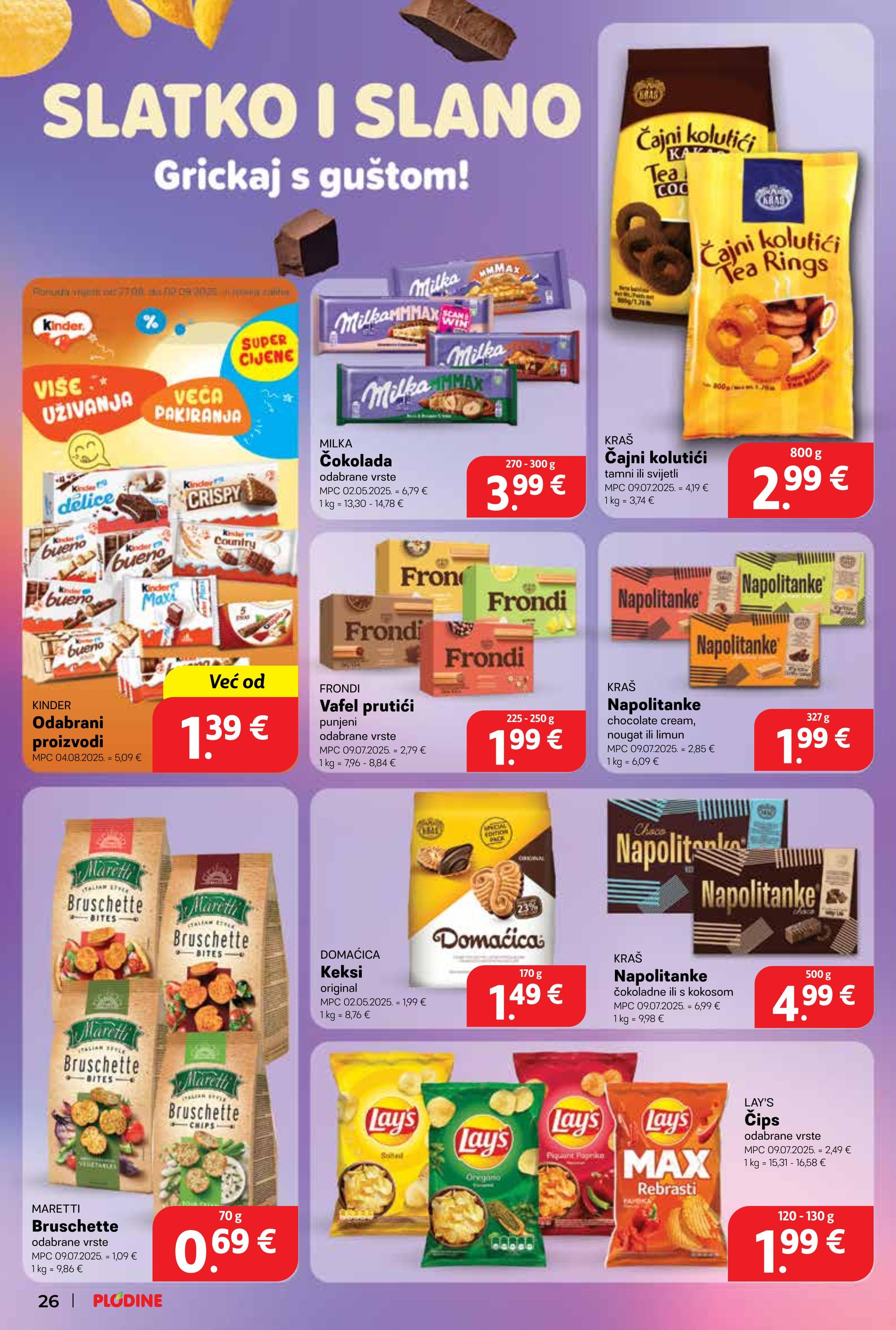 Page from catalog: Akcijska ponuda