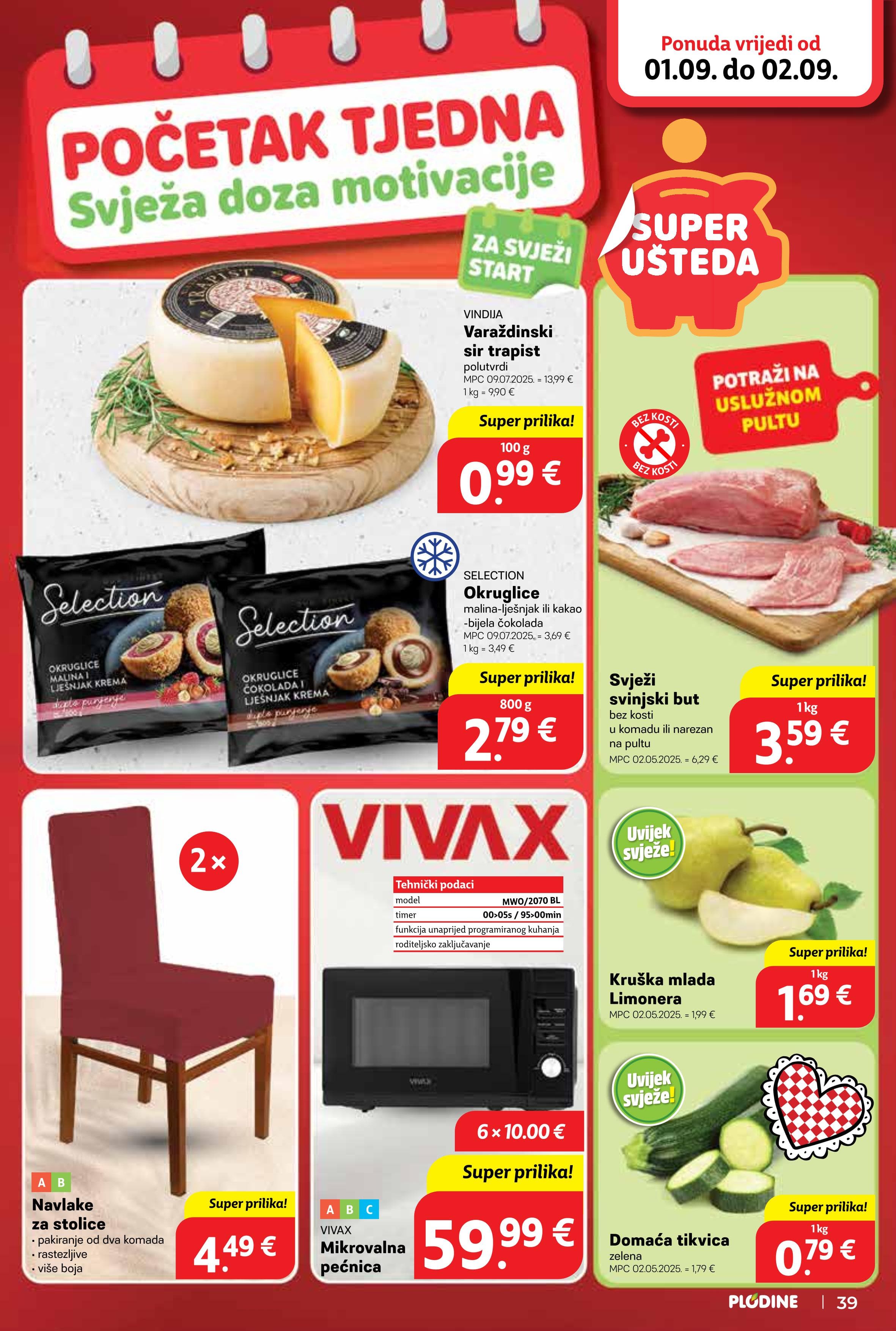 Page from catalog: Akcijska ponuda
