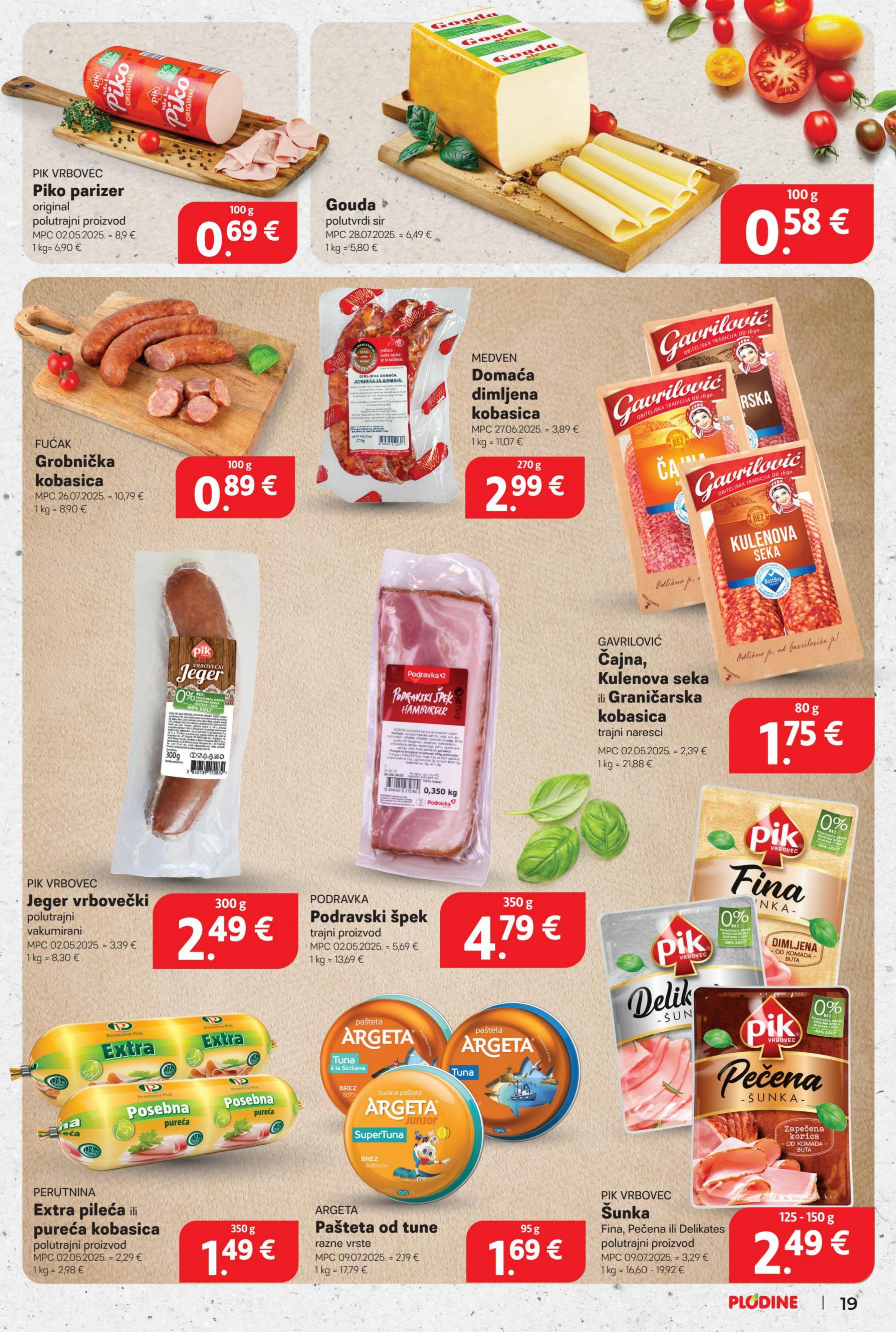 Page from catalog: Akcijska ponuda