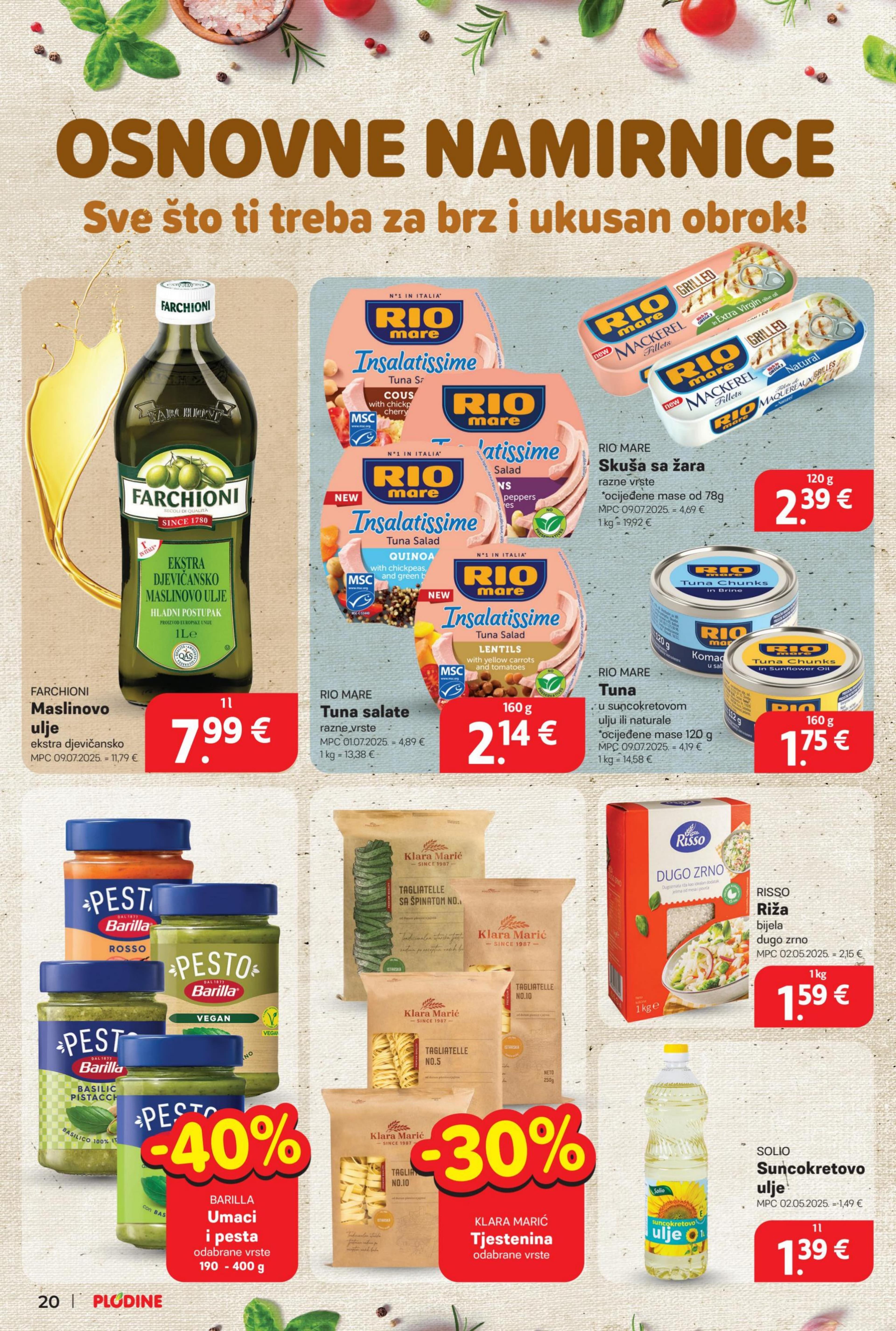 Page from catalog: Akcijska ponuda