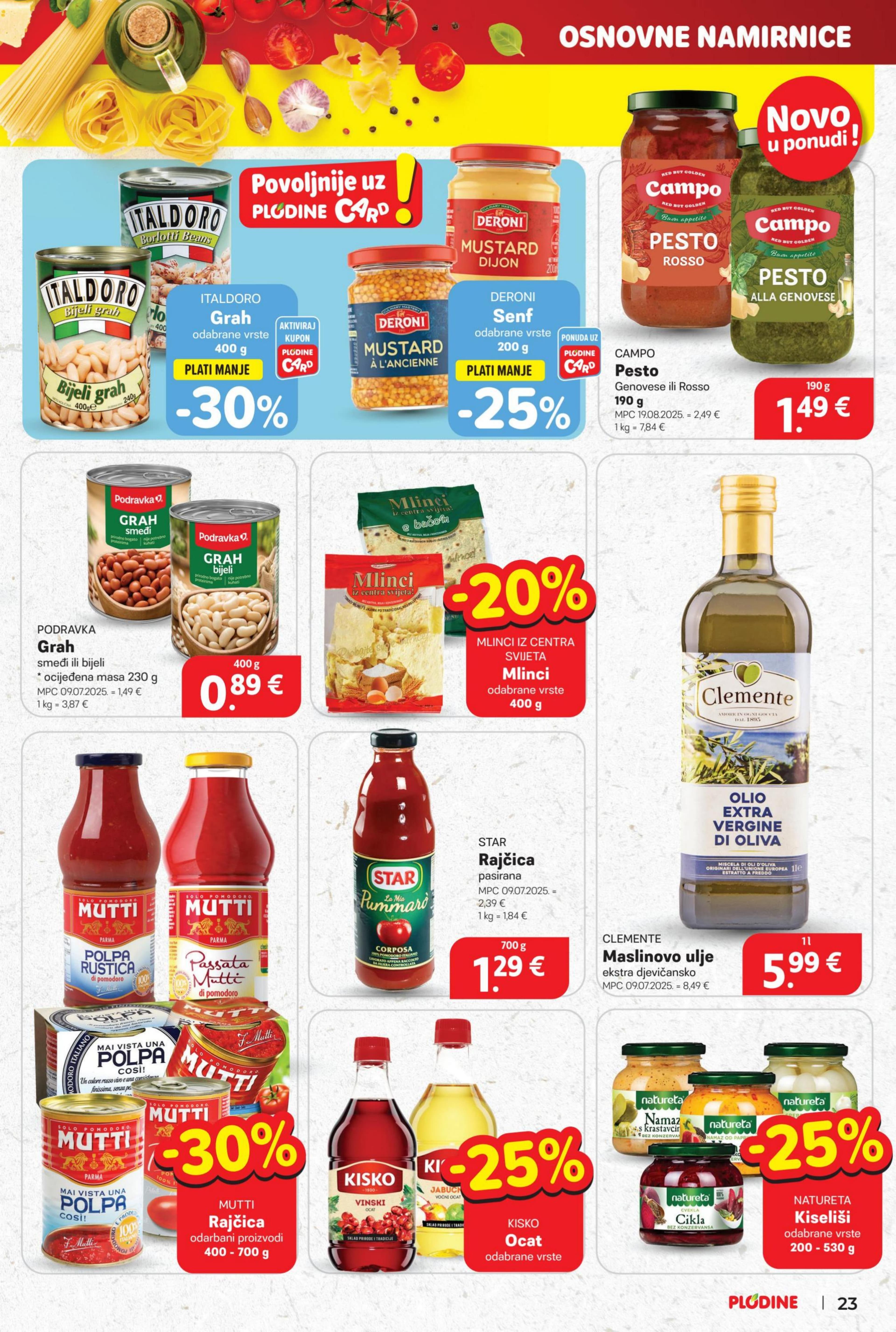 Page from catalog: Akcijska ponuda
