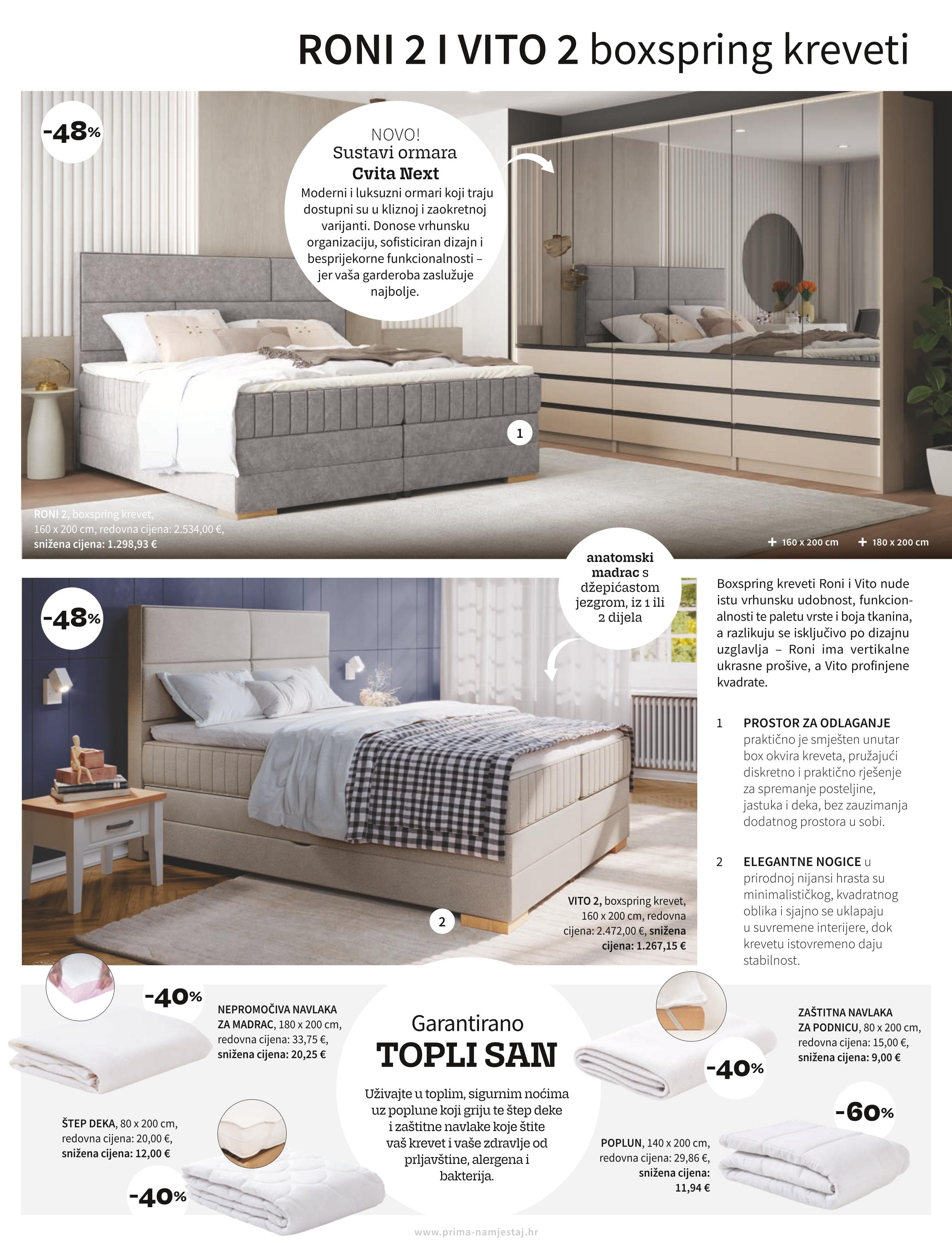 Page from catalog: Spavanje