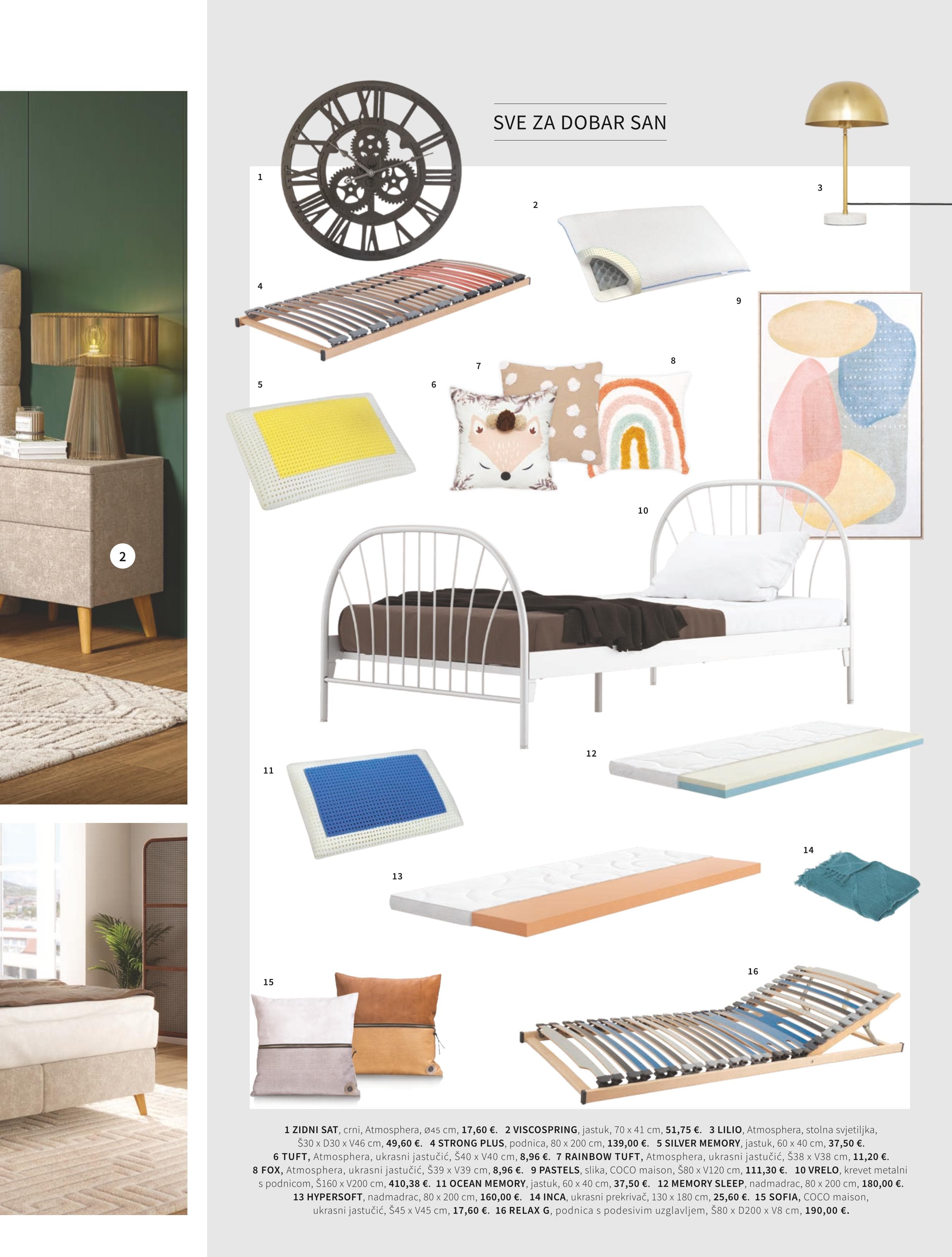 Page from catalog: Spavanje