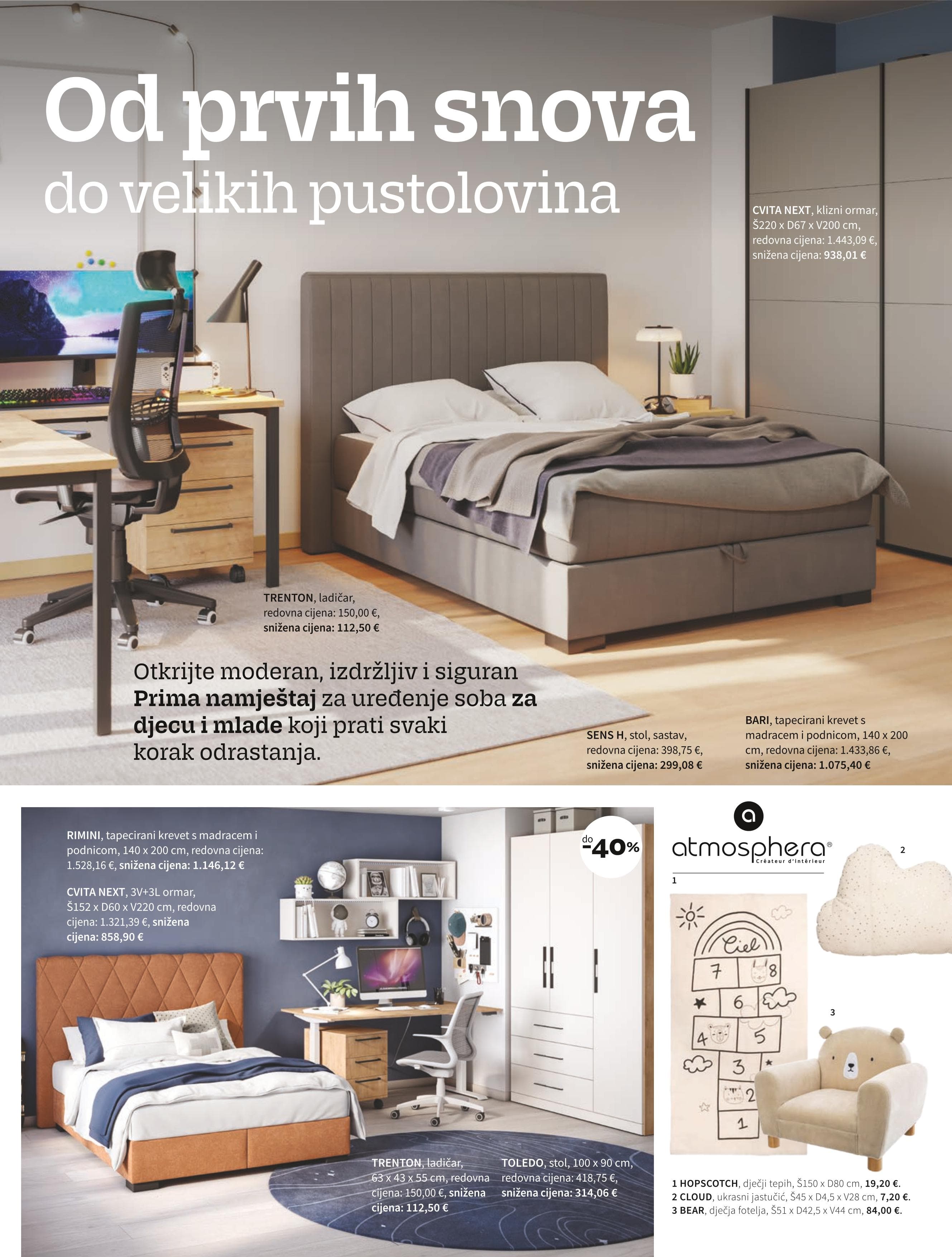 Page from catalog: Spavanje