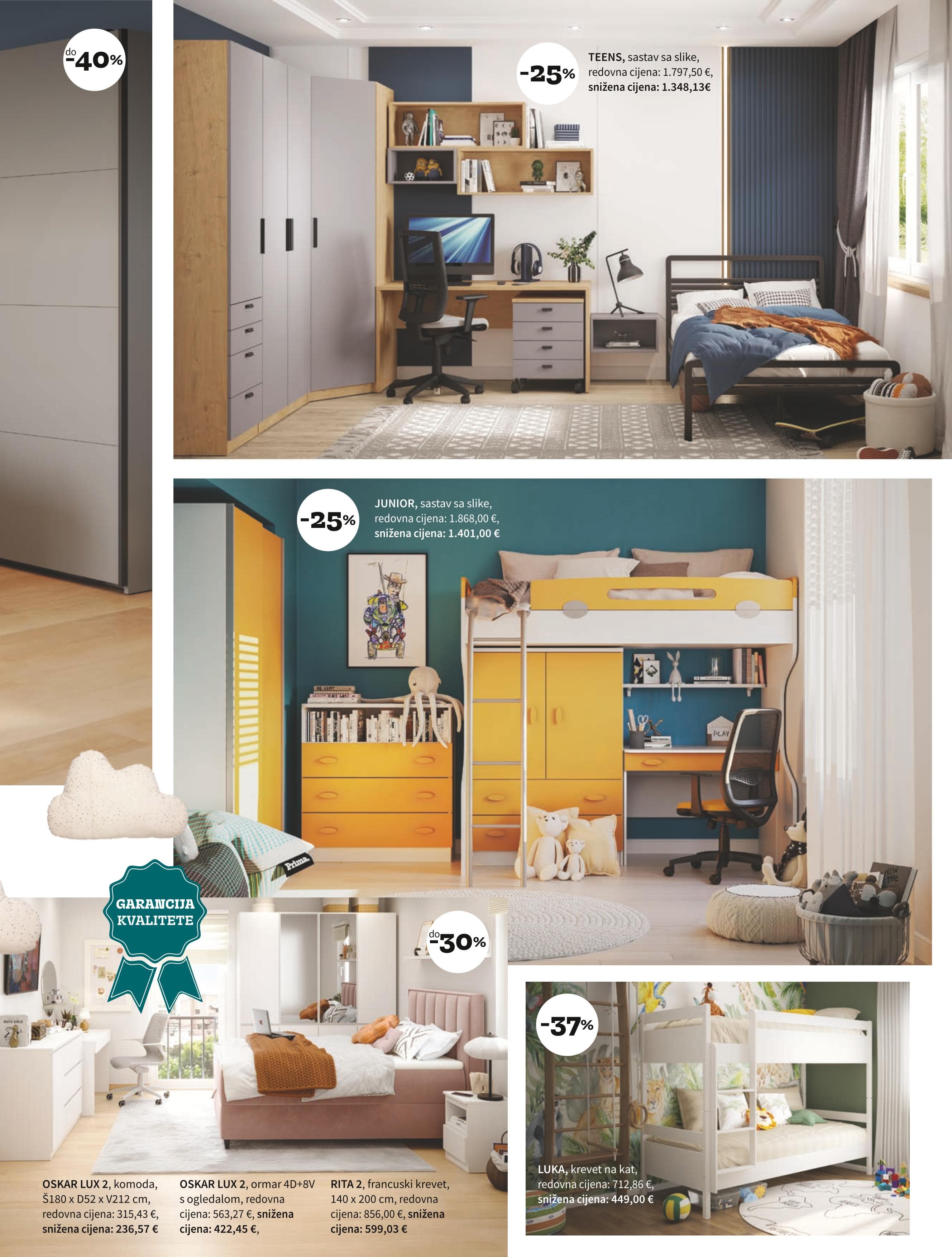 Page from catalog: Spavanje