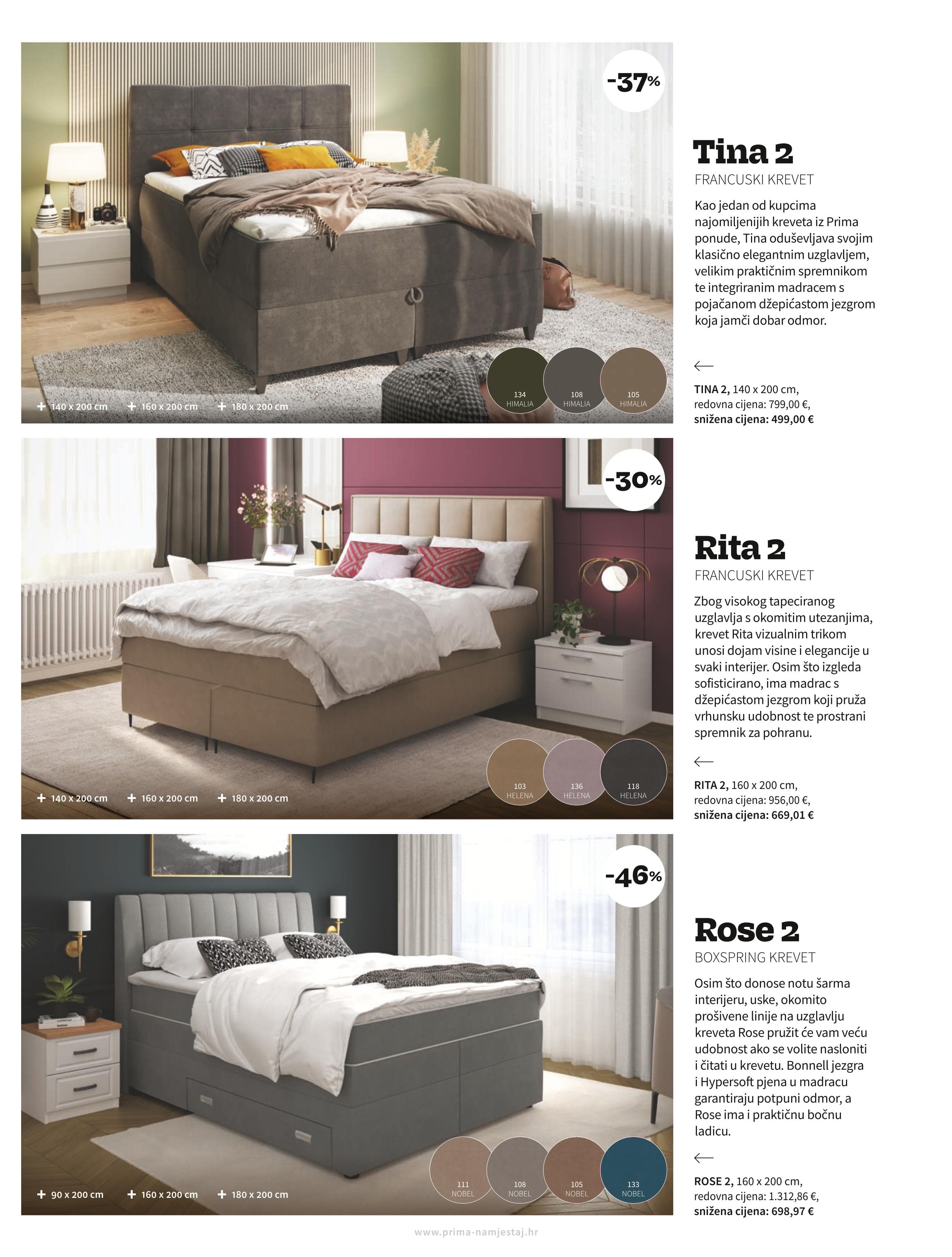 Page from catalog: Spavanje