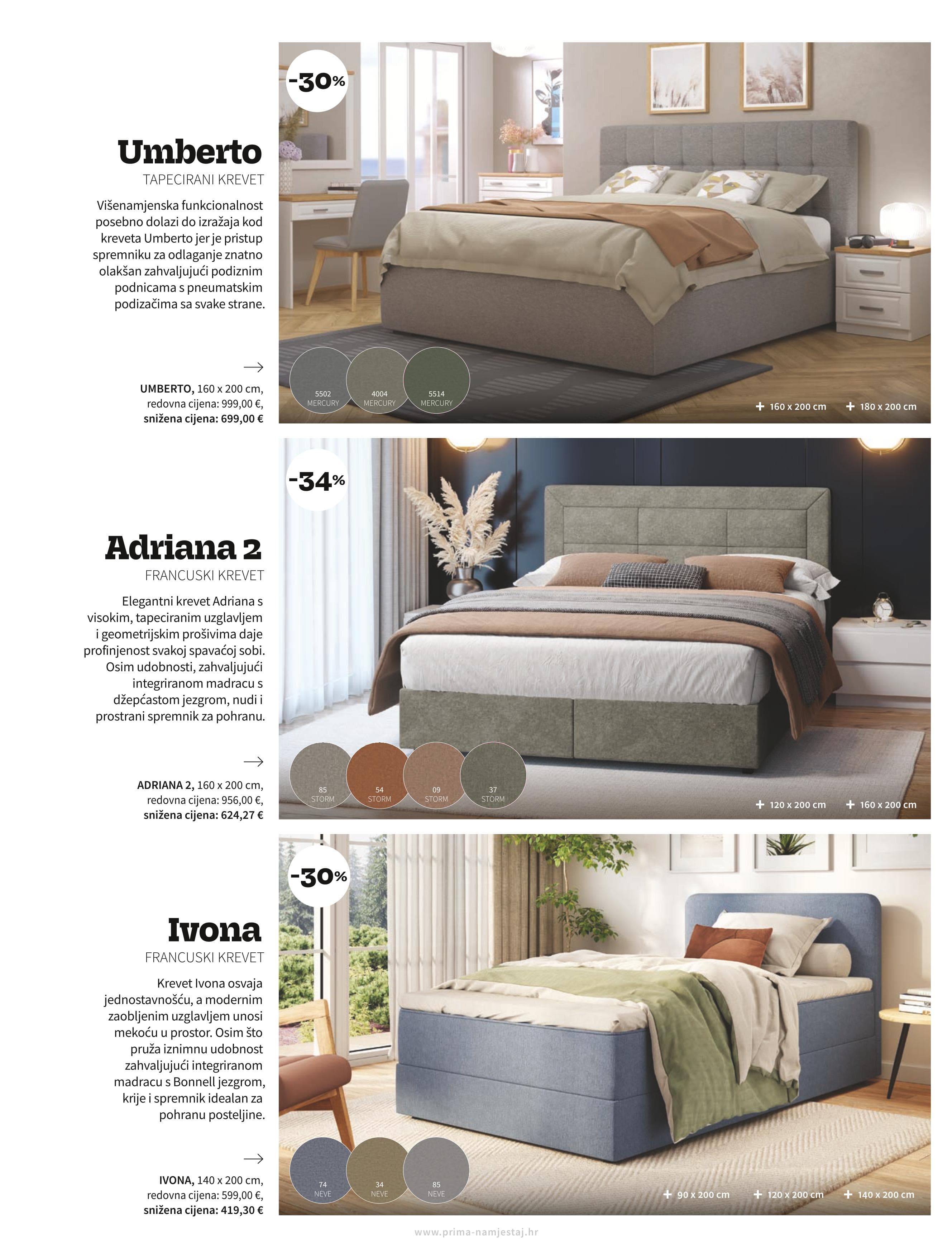 Page from catalog: Spavanje