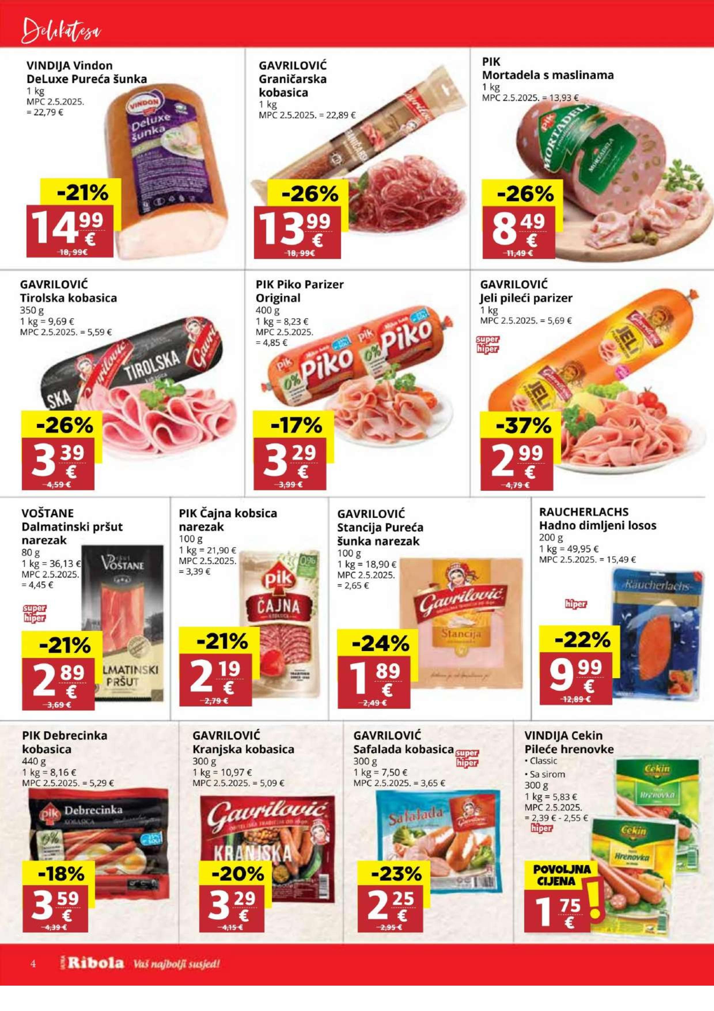 Page from catalog: Akcijska ponuda