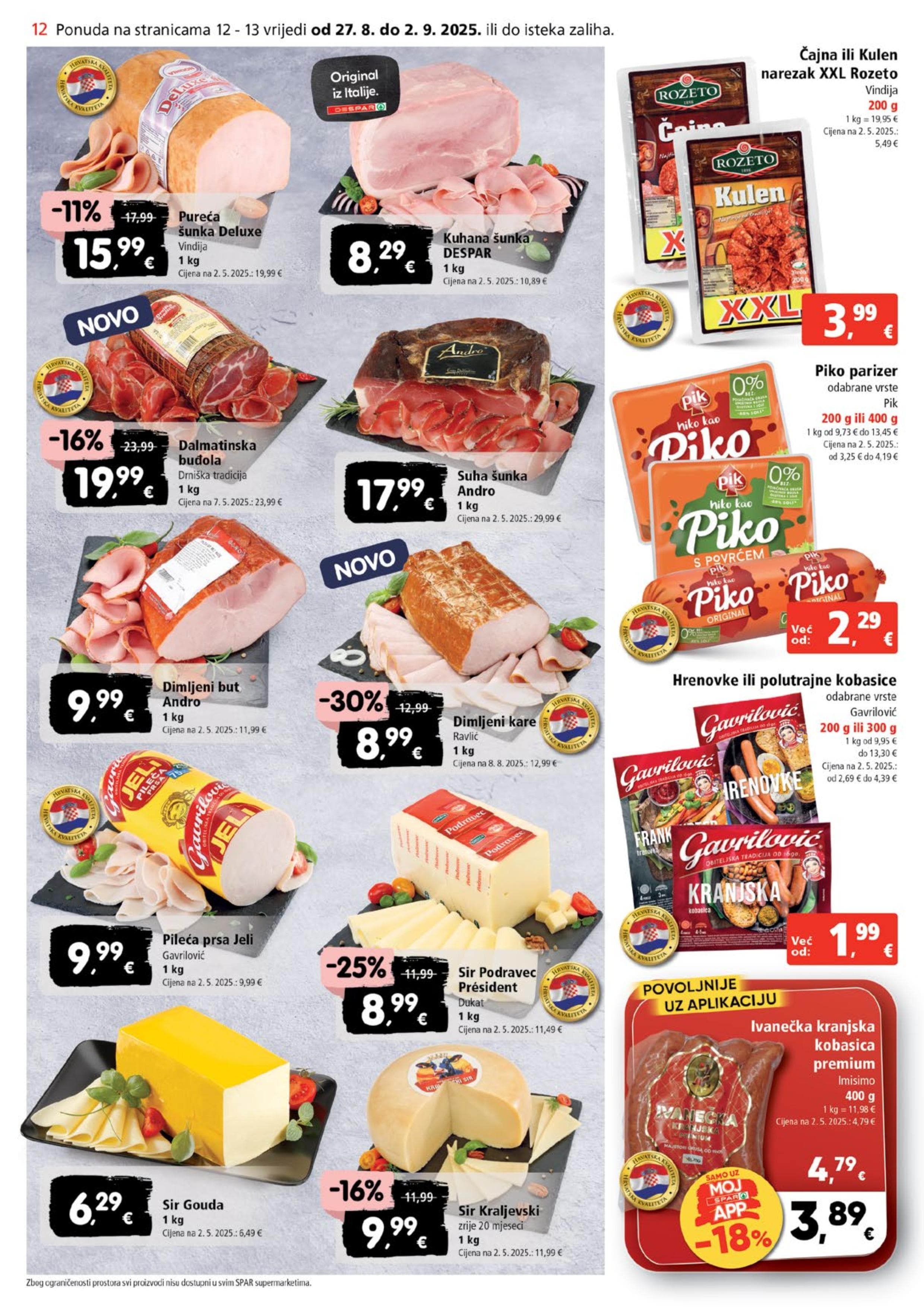Page from catalog: Akcijska ponuda