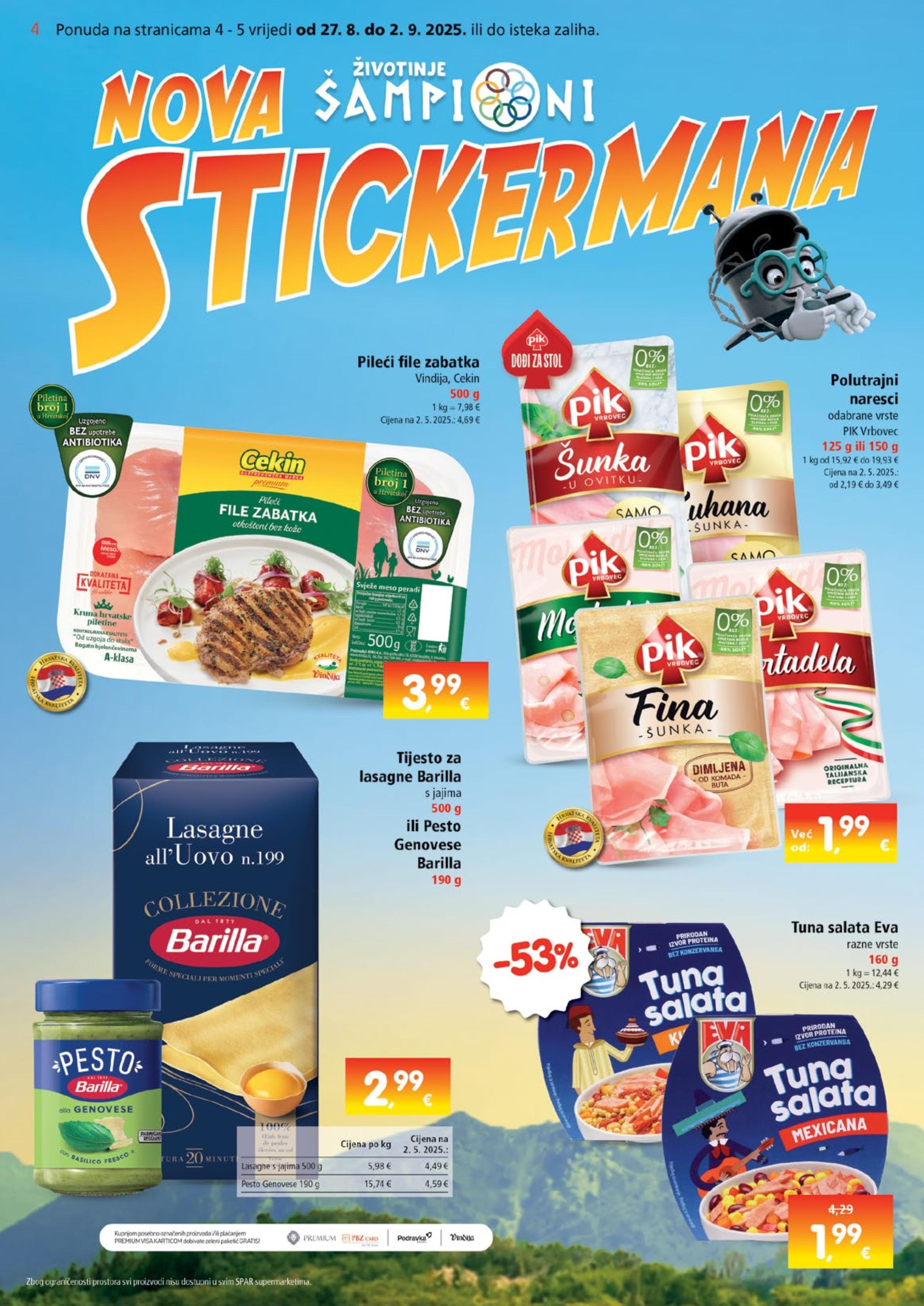 Page from catalog: Akcijska ponuda