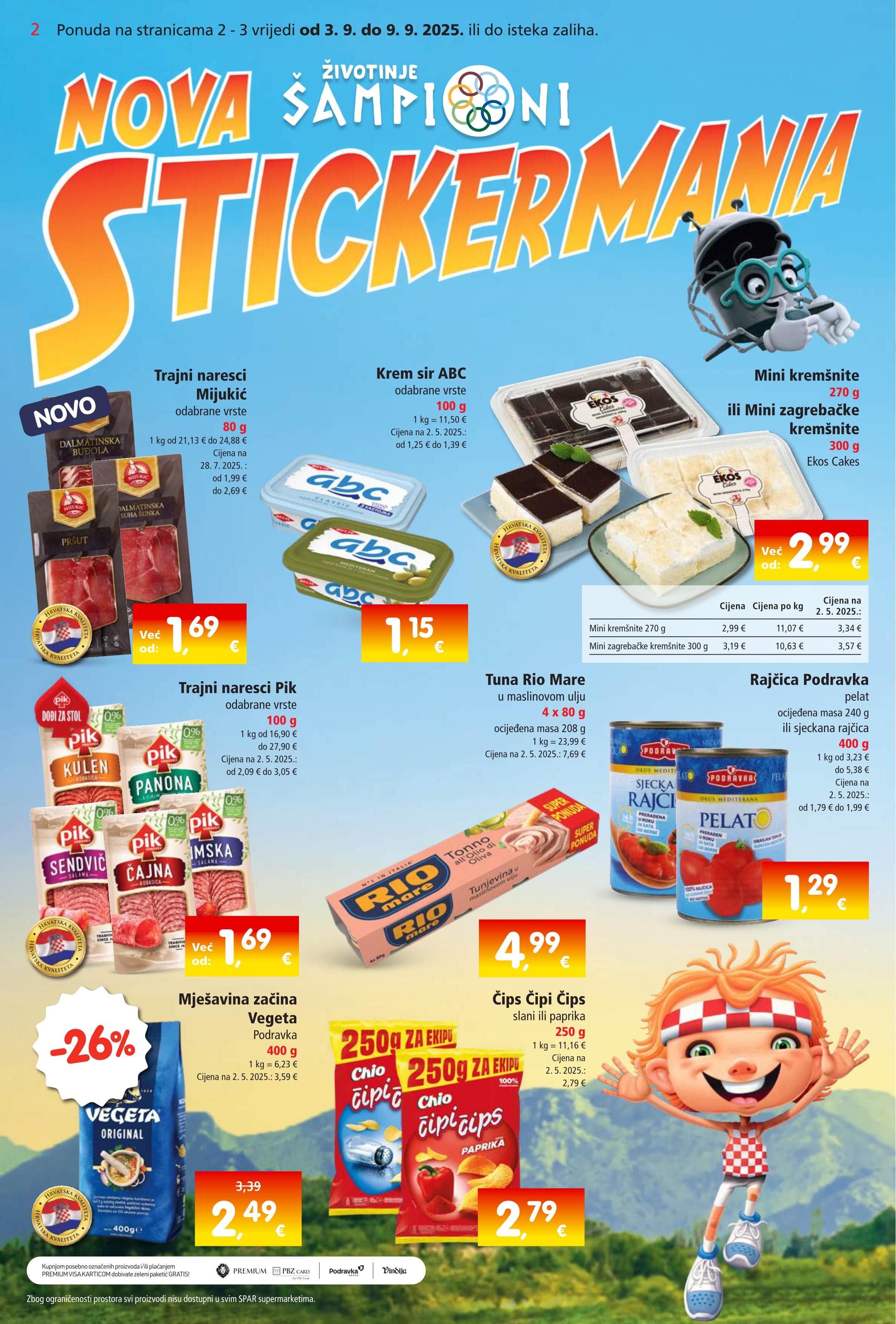 Page from catalog: Akcijska ponuda