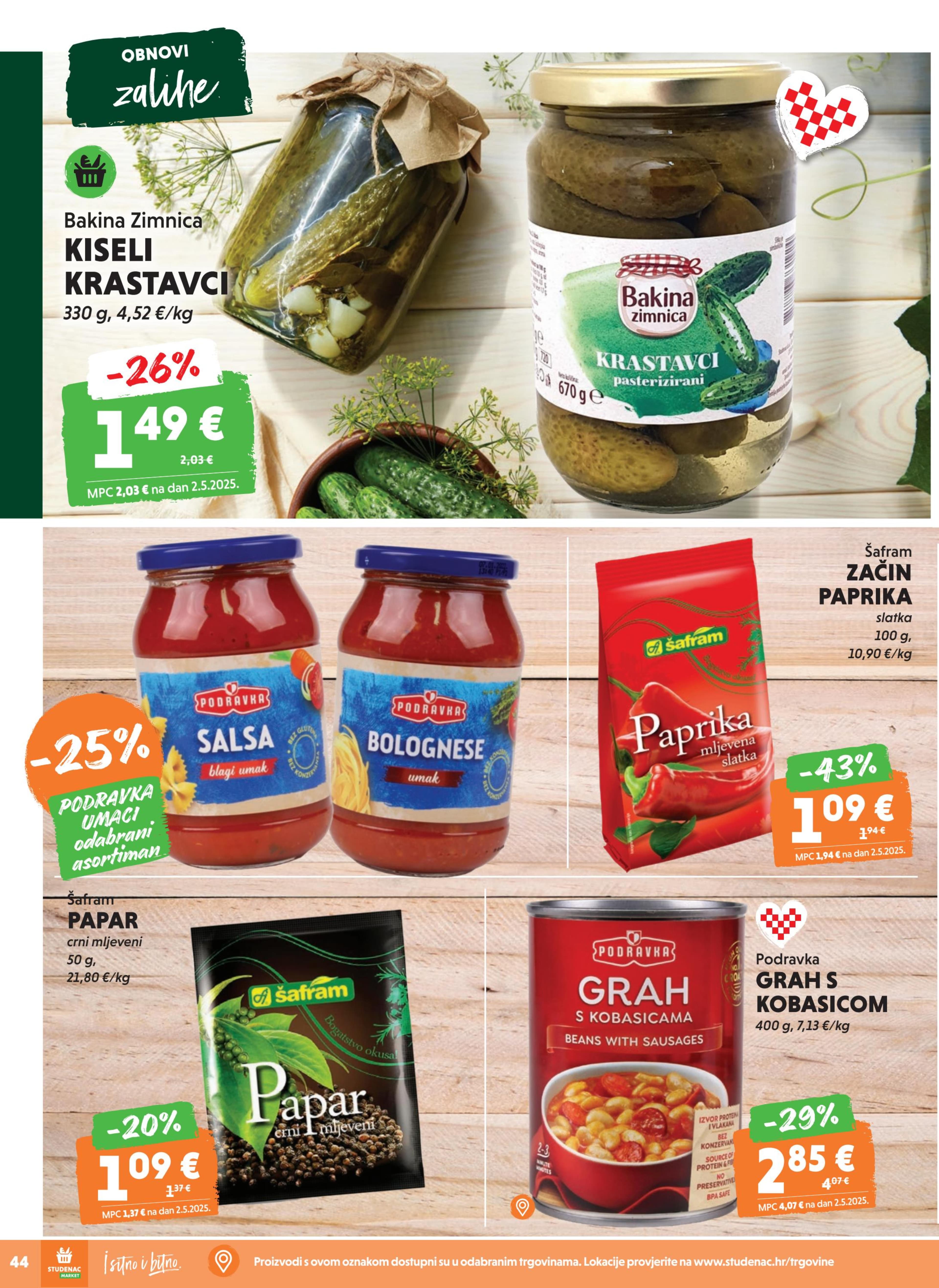 Page from catalog: Akcijska ponuda