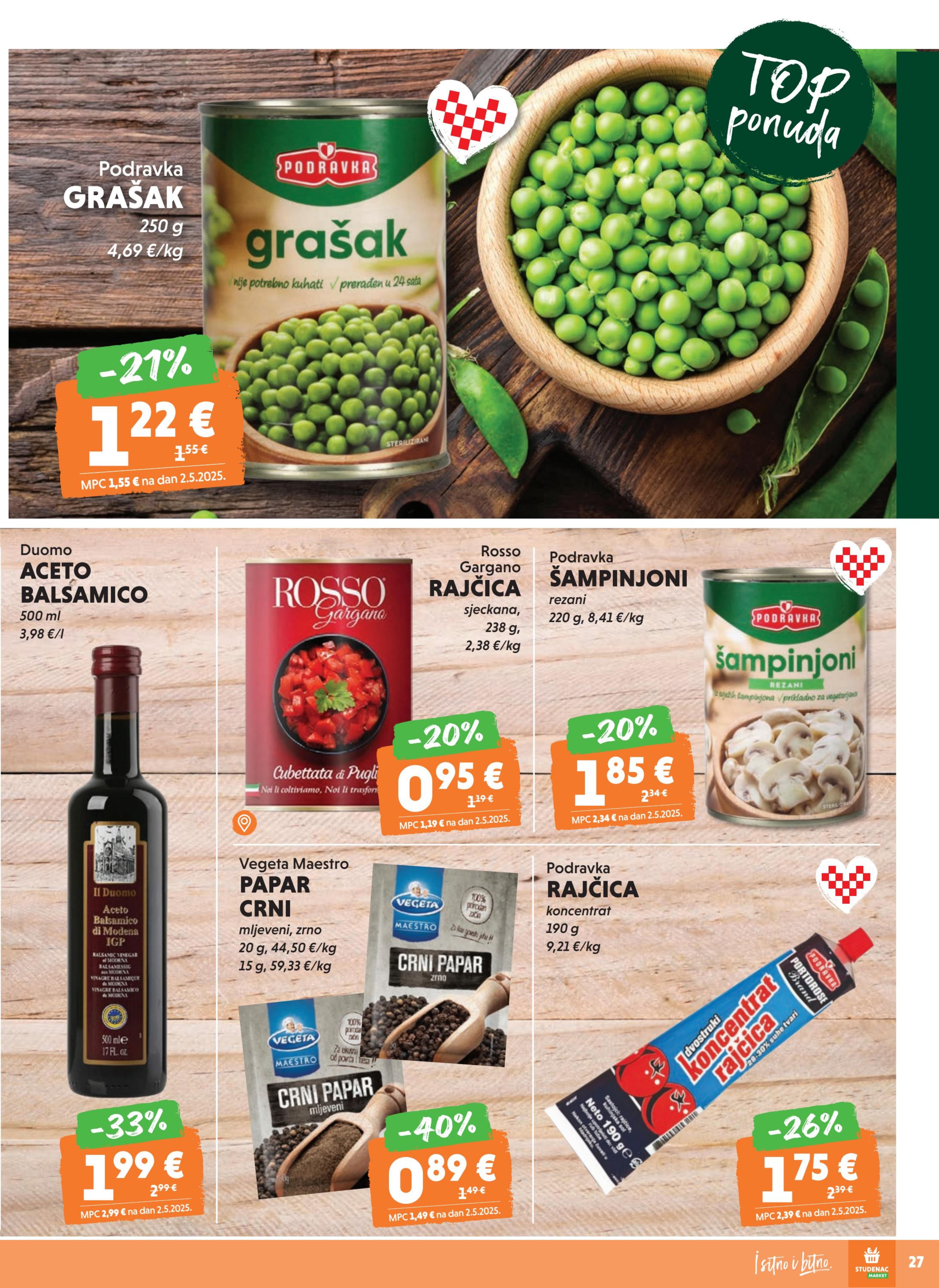 Page from catalog: Akcijska ponuda