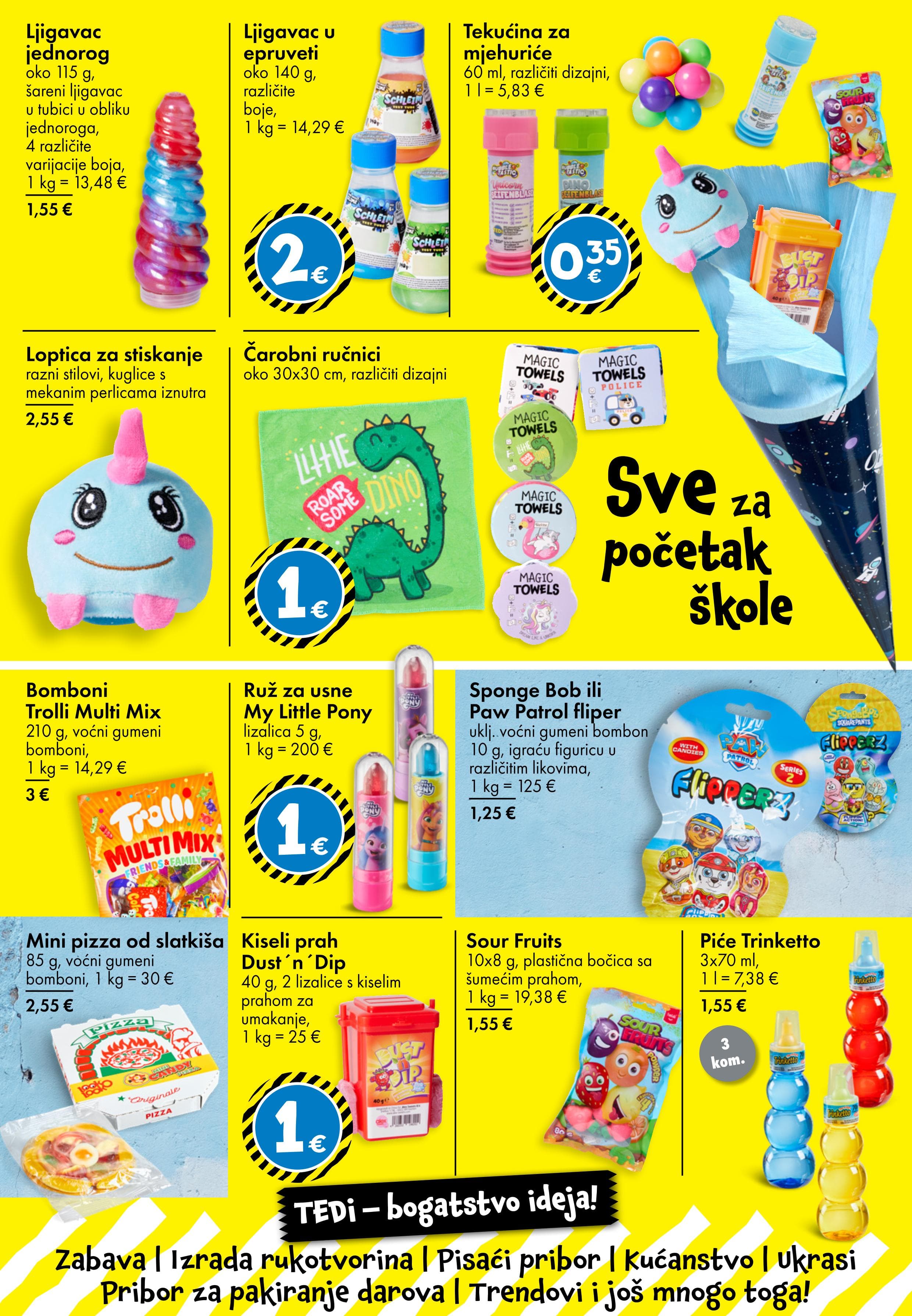 Page from catalog: Natrag u školu