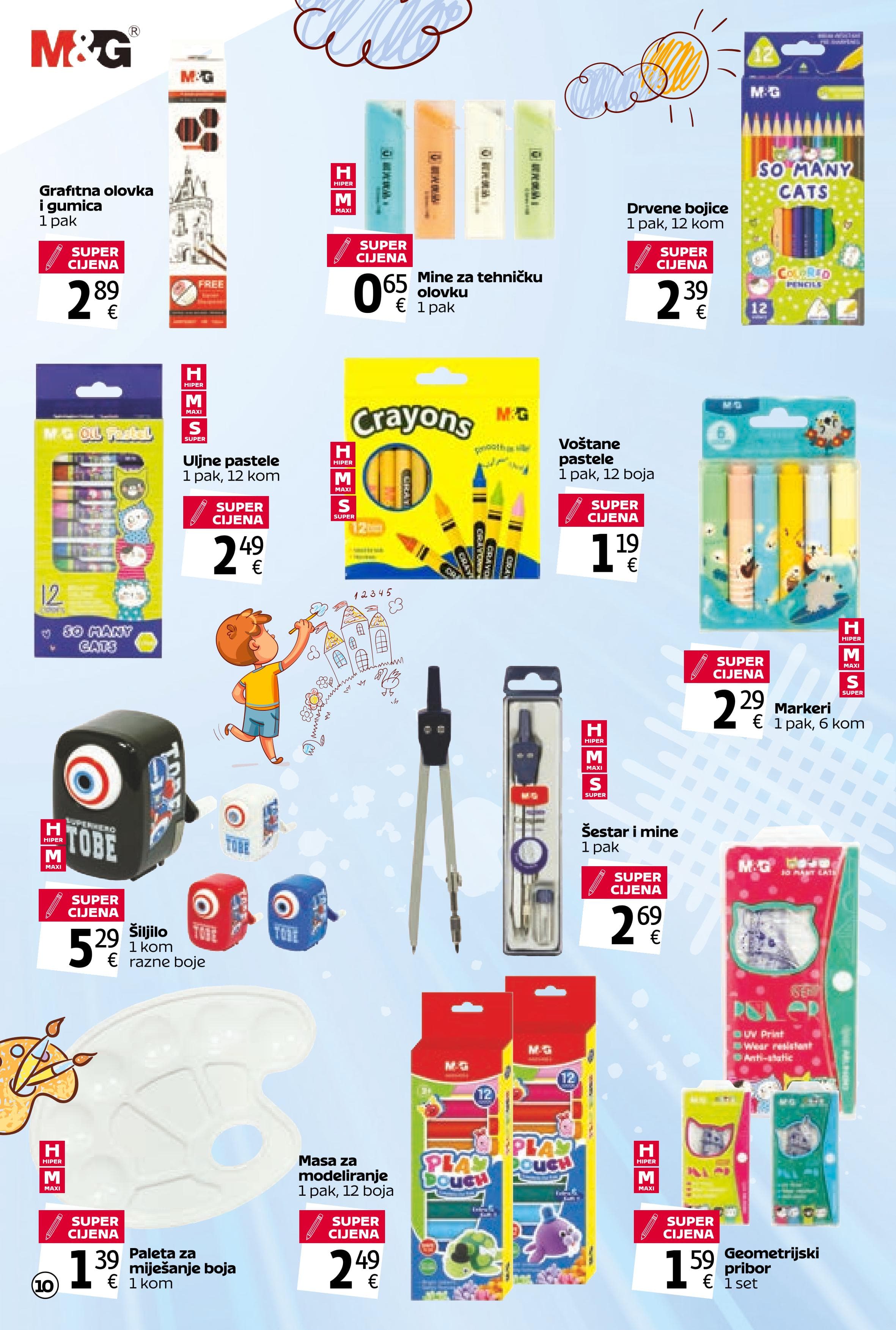 Page from catalog: Ponuda za školarce