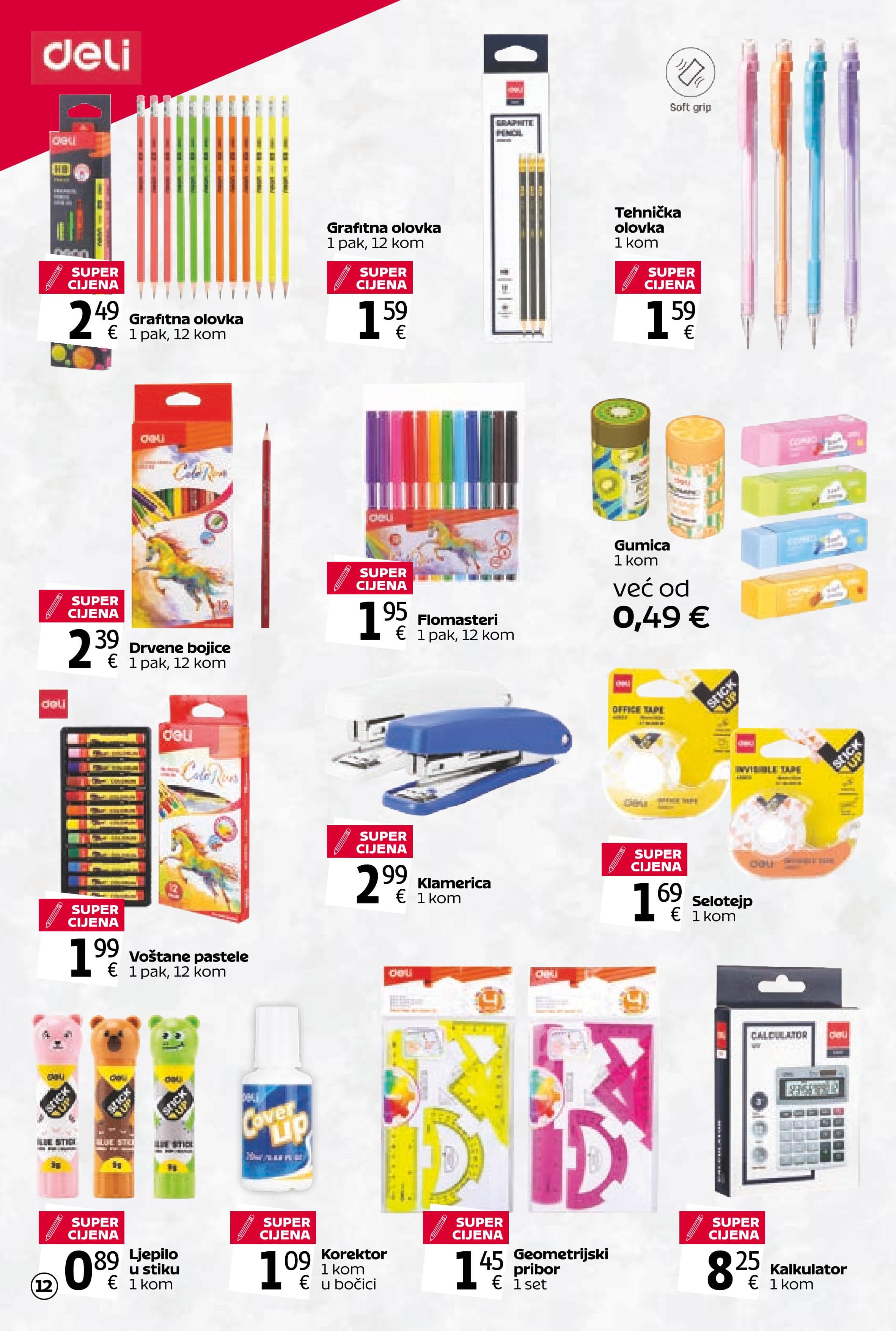 Page from catalog: Ponuda za školarce