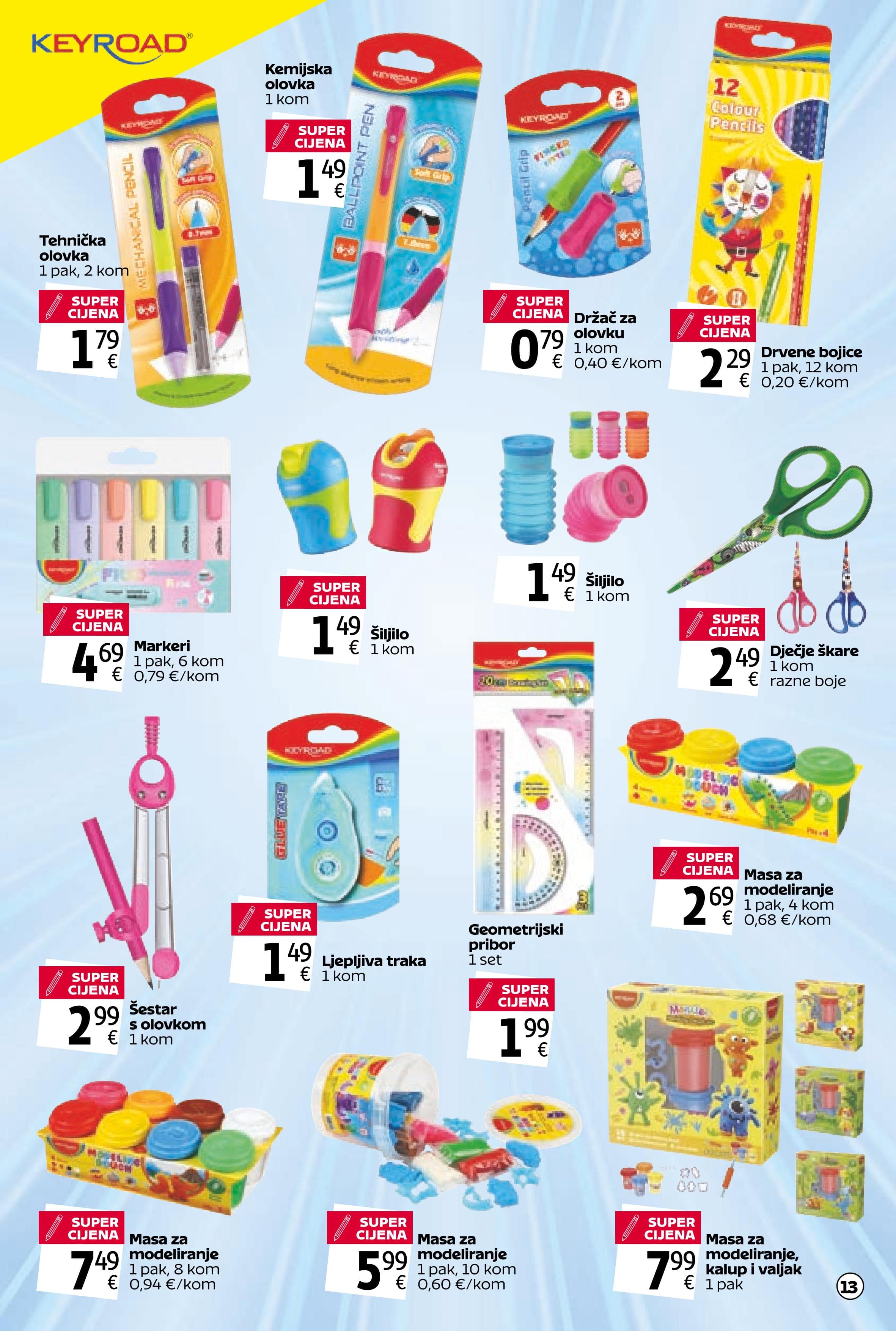 Page from catalog: Ponuda za školarce