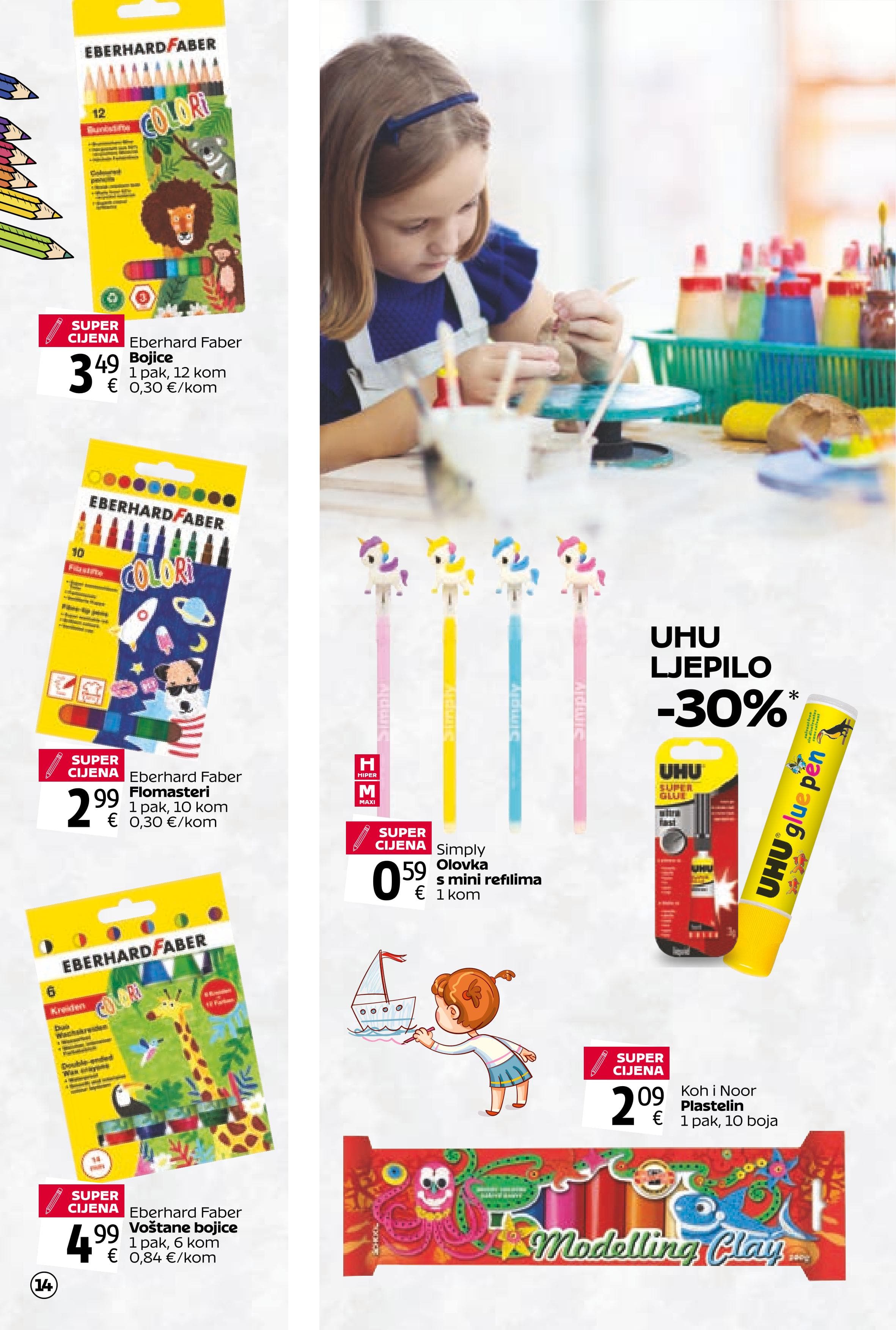 Page from catalog: Ponuda za školarce