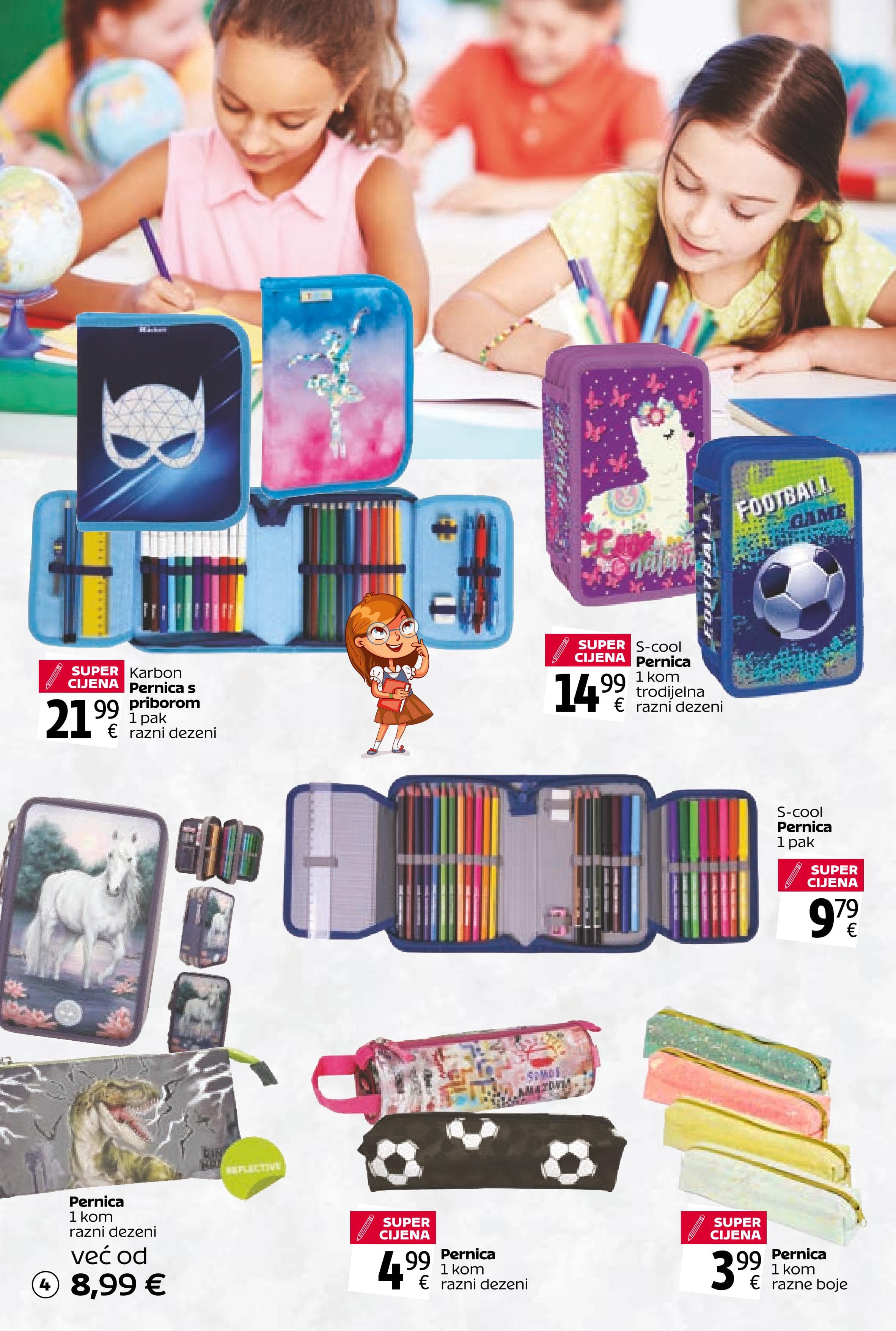 Page from catalog: Ponuda za školarce