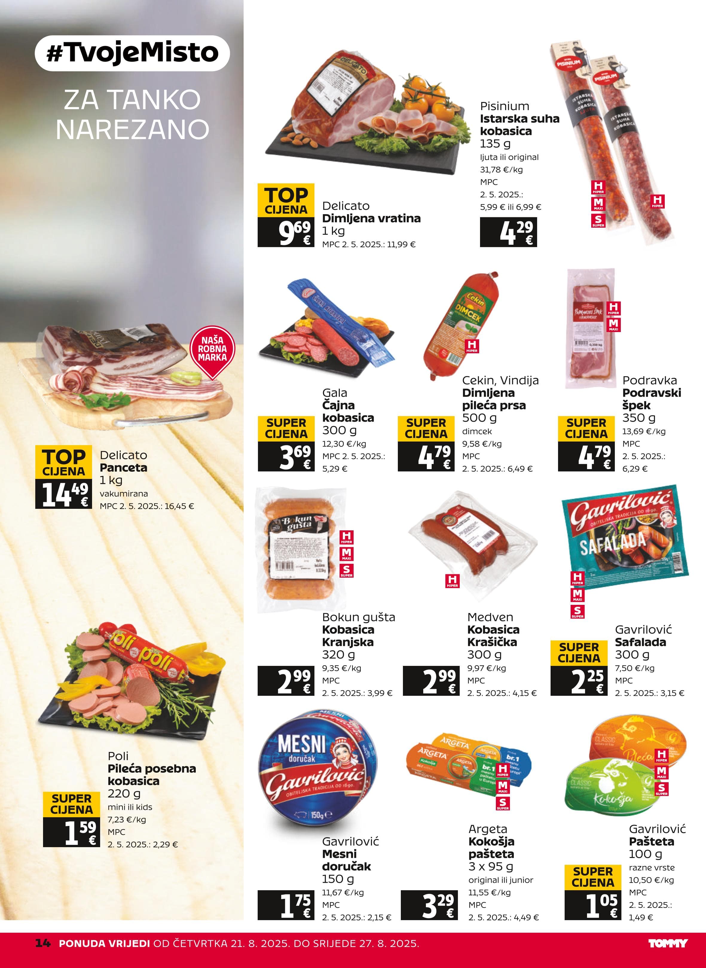 Page from catalog: Akcijska ponuda