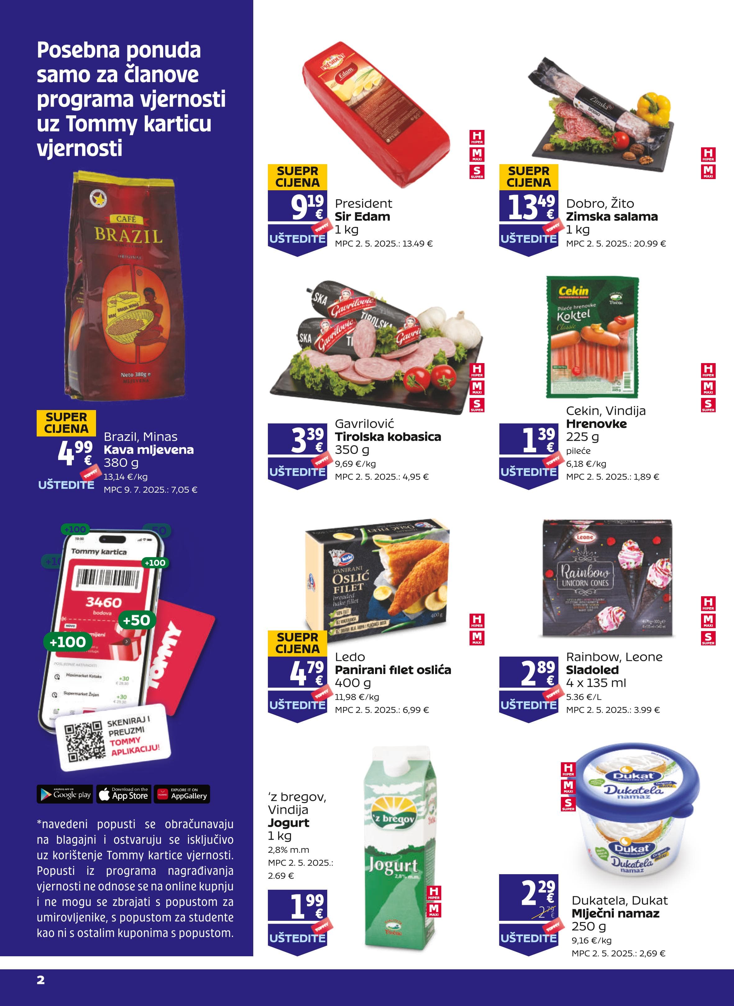 Page from catalog: Akcijska ponuda