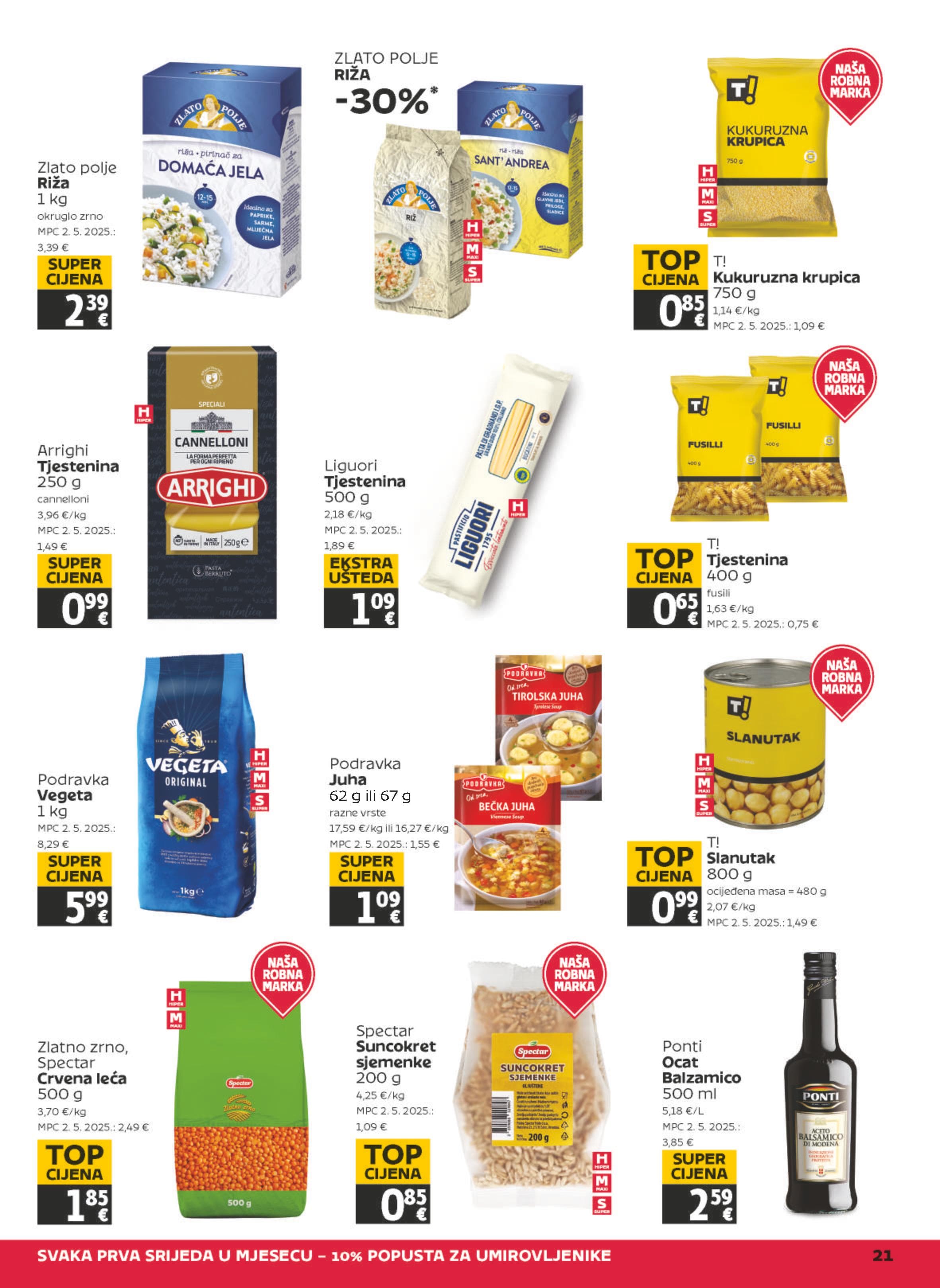 Page from catalog: Akcijska ponuda