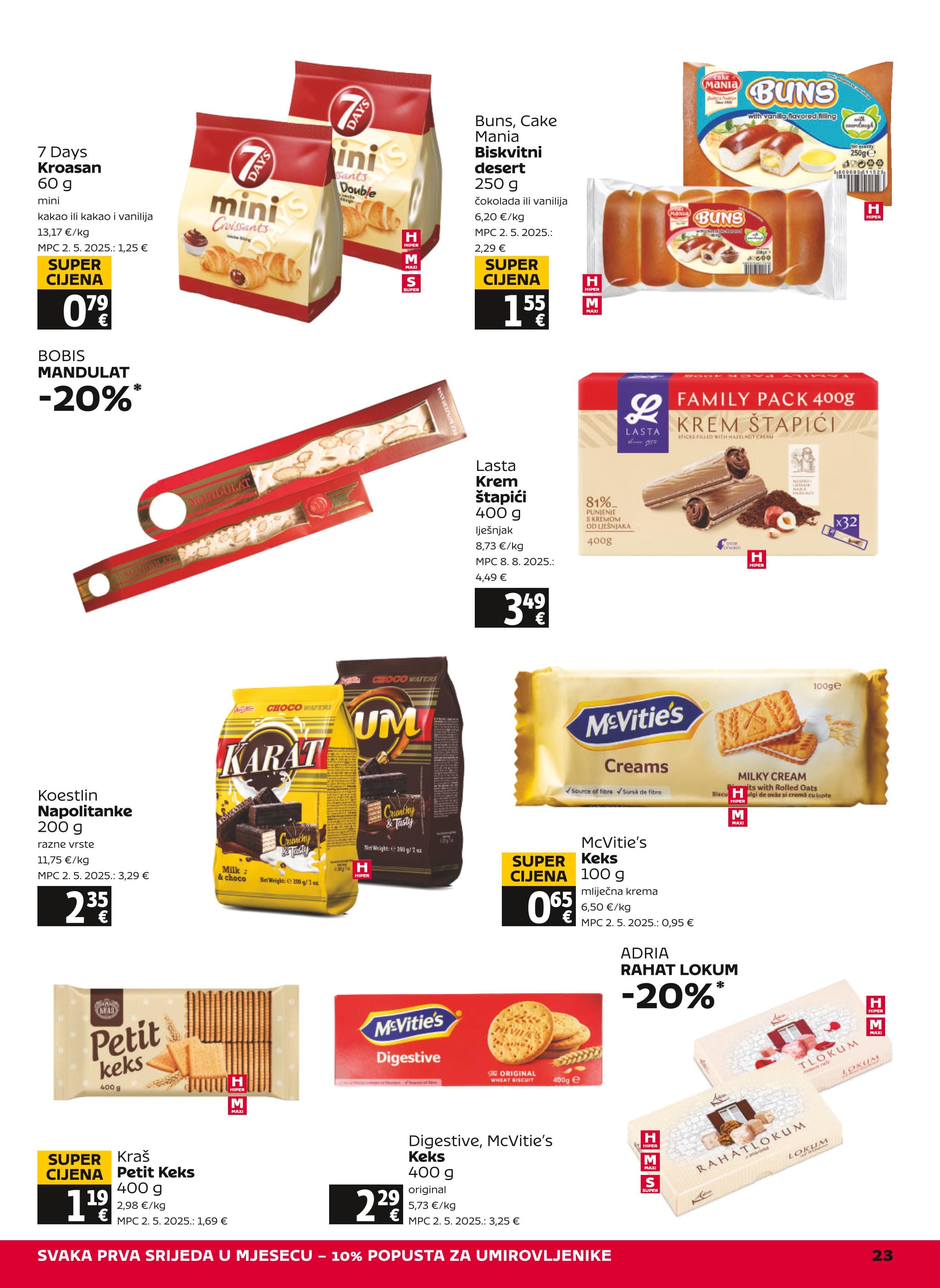 Page from catalog: Akcijska ponuda