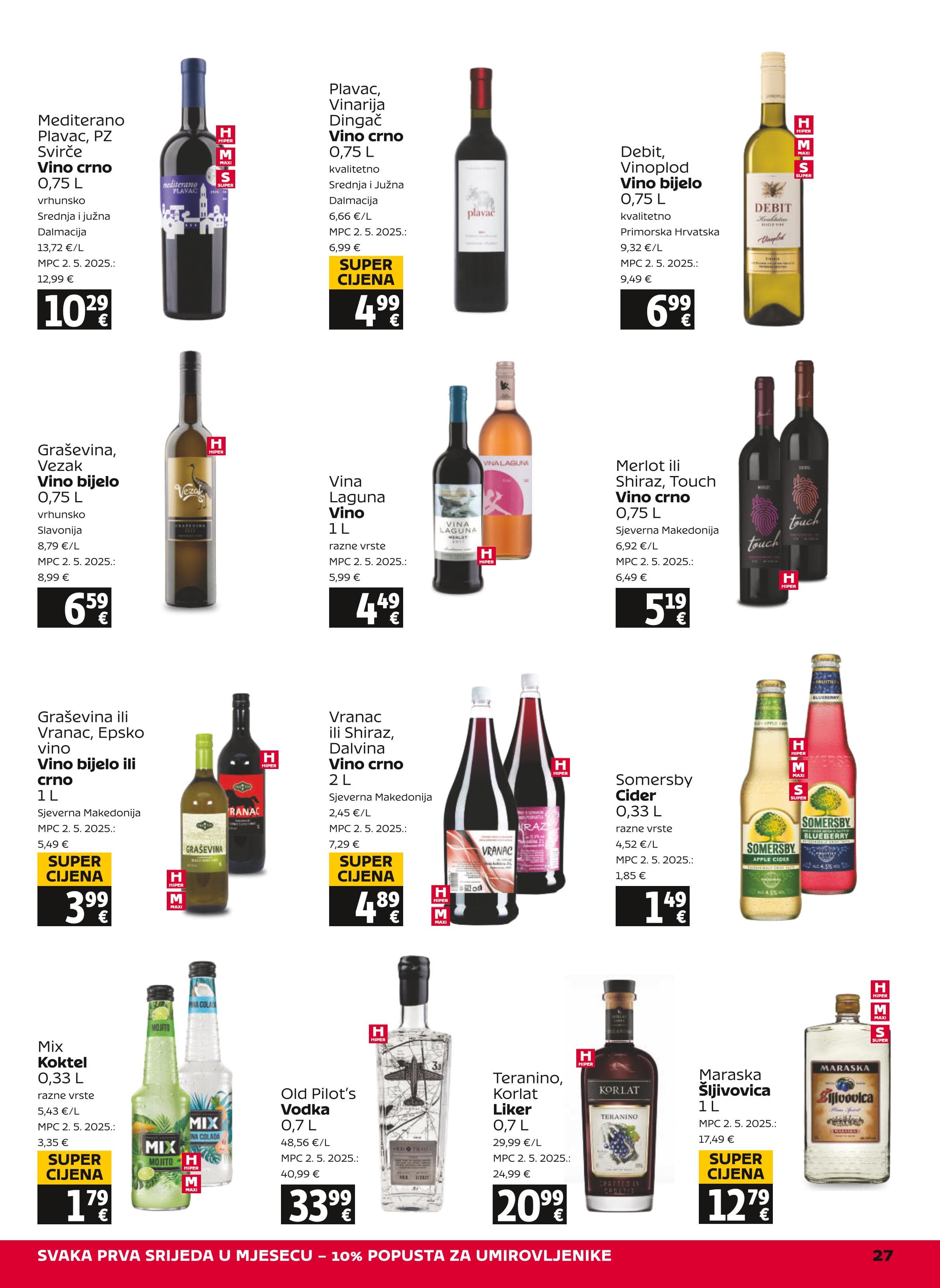 Page from catalog: Akcijska ponuda