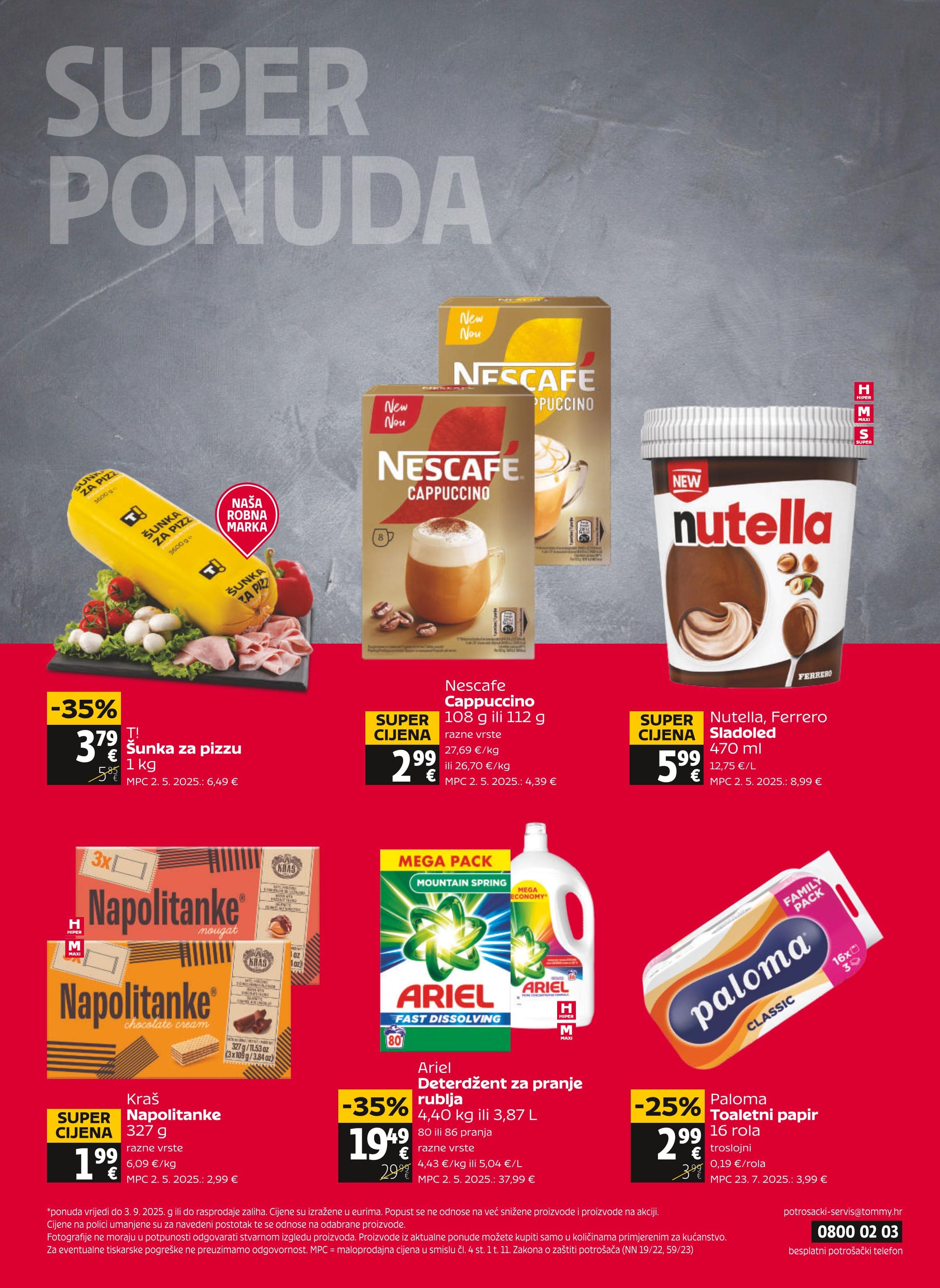 Page from catalog: Akcijska ponuda