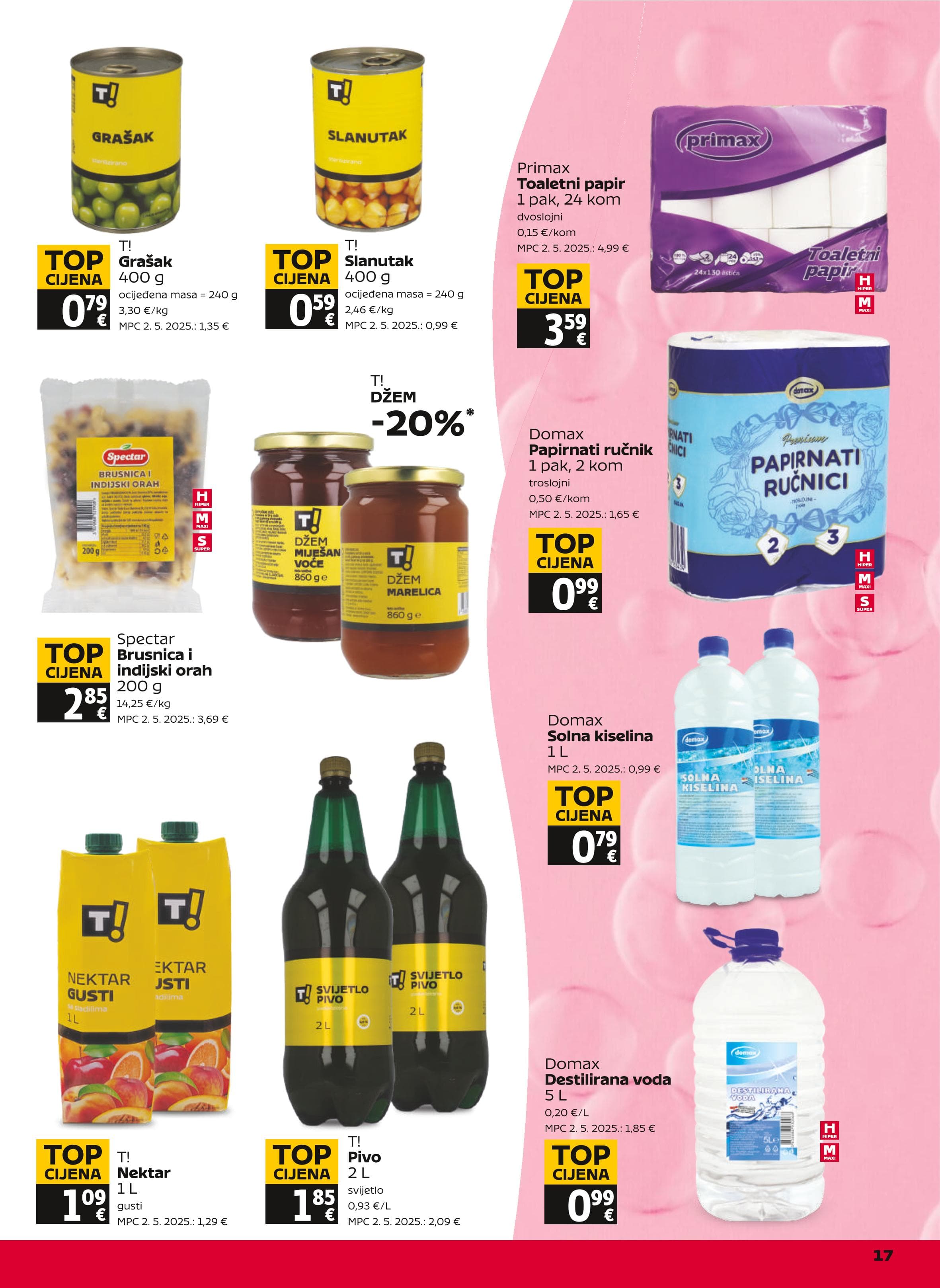 Page from catalog: Akcijska ponuda