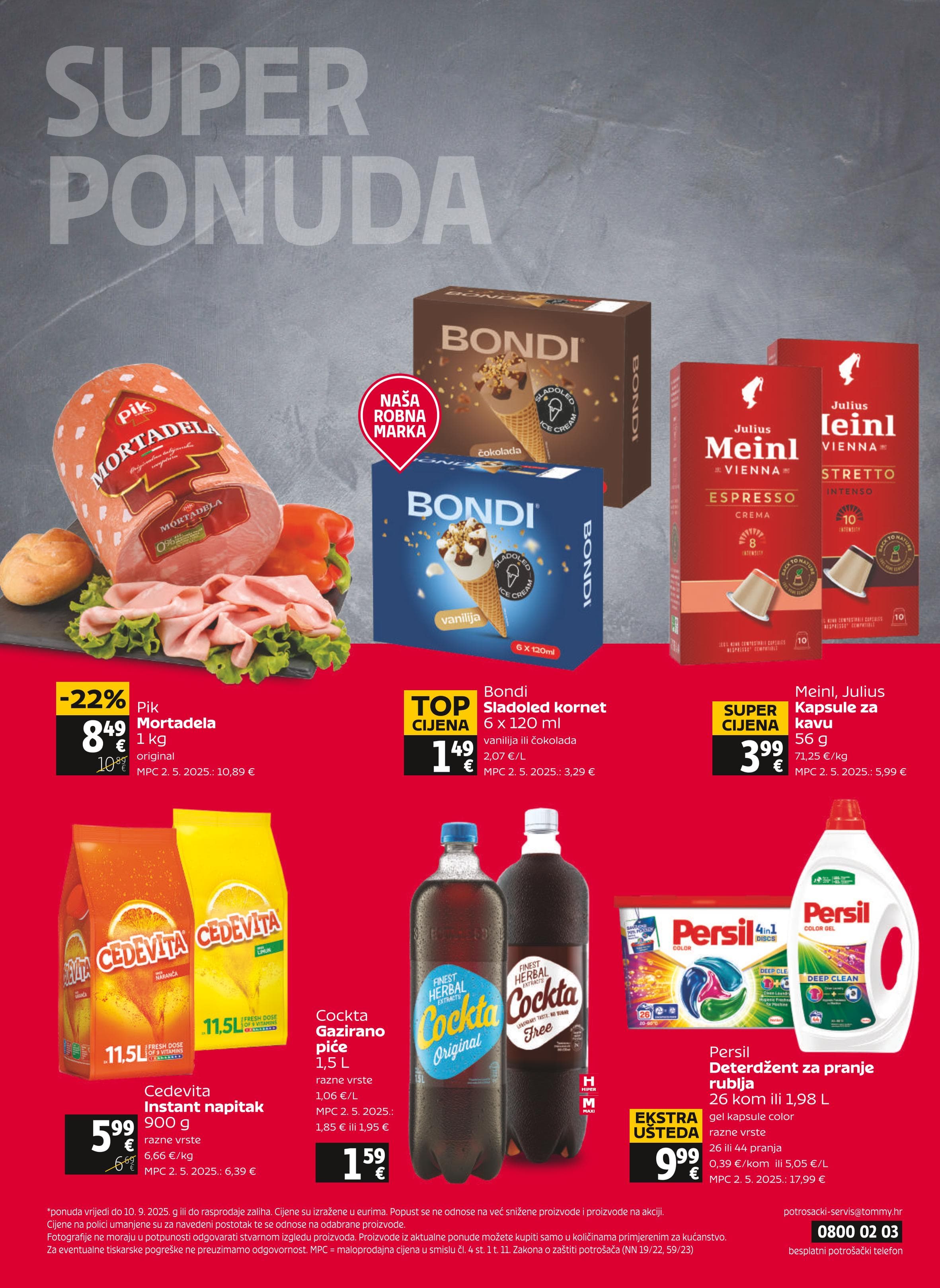 Page from catalog: Akcijska ponuda