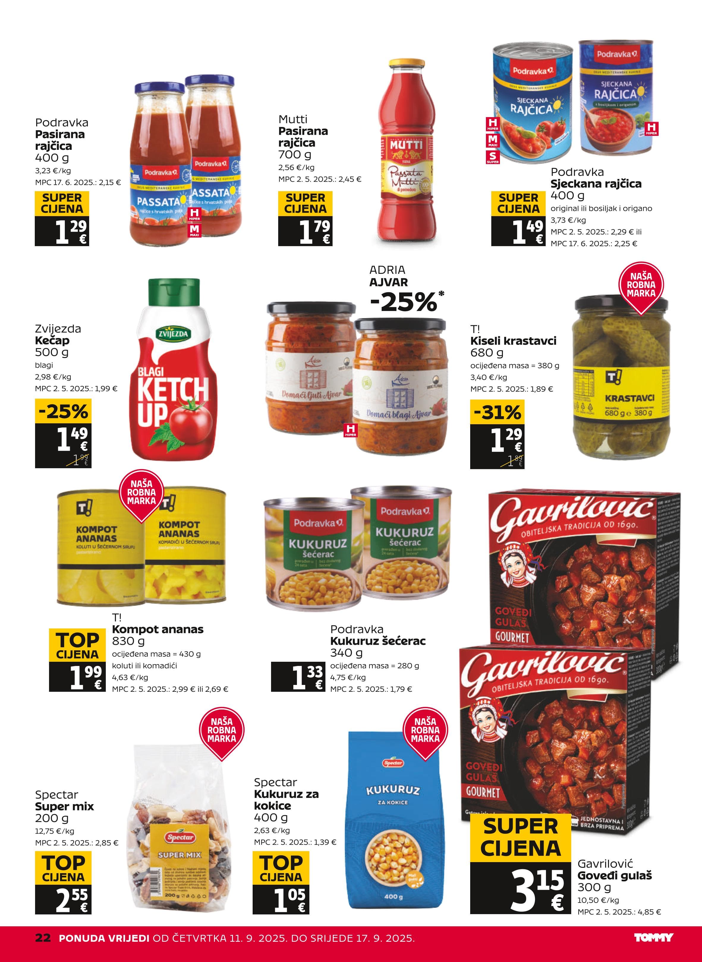 Page from catalog: Akcijska ponuda