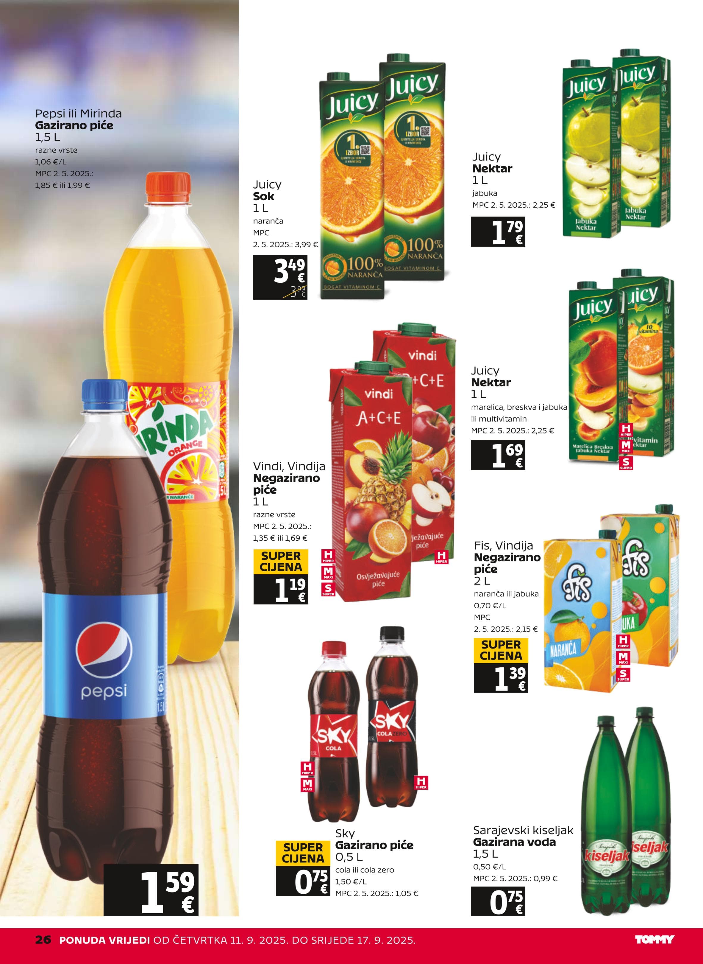 Page from catalog: Akcijska ponuda