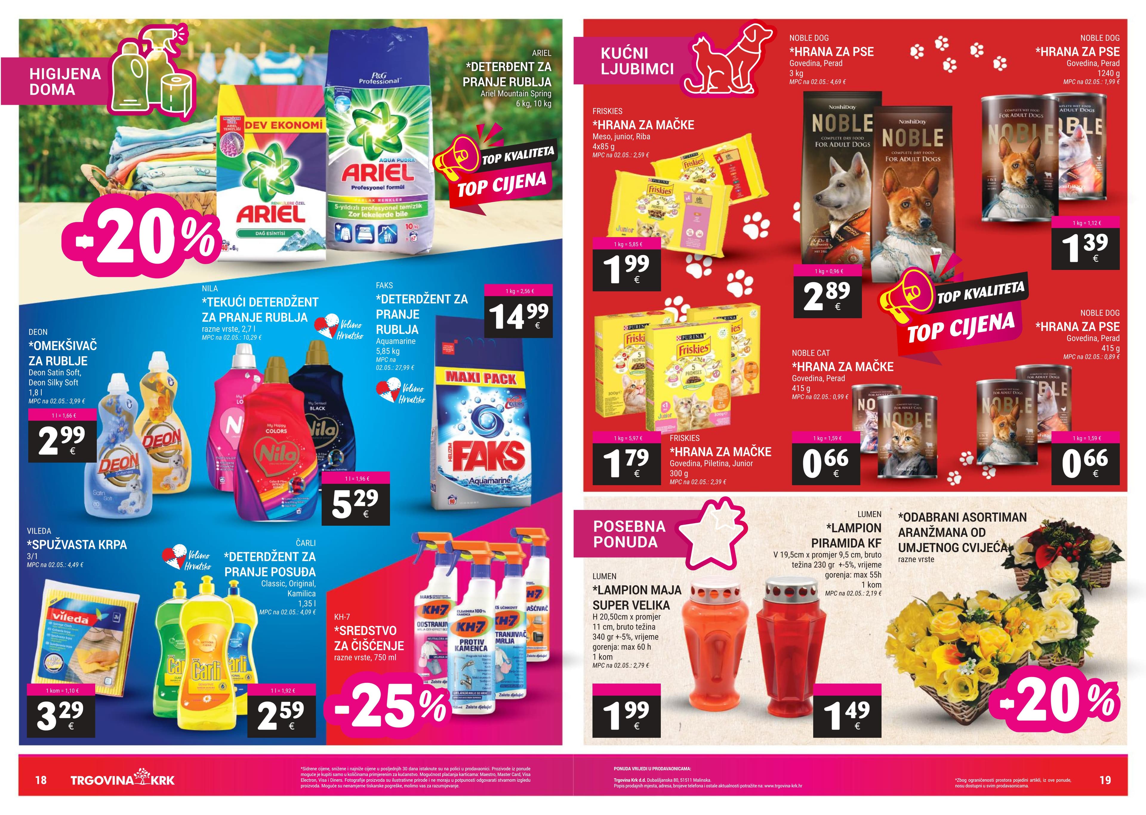 Page from catalog: Akcijska ponuda