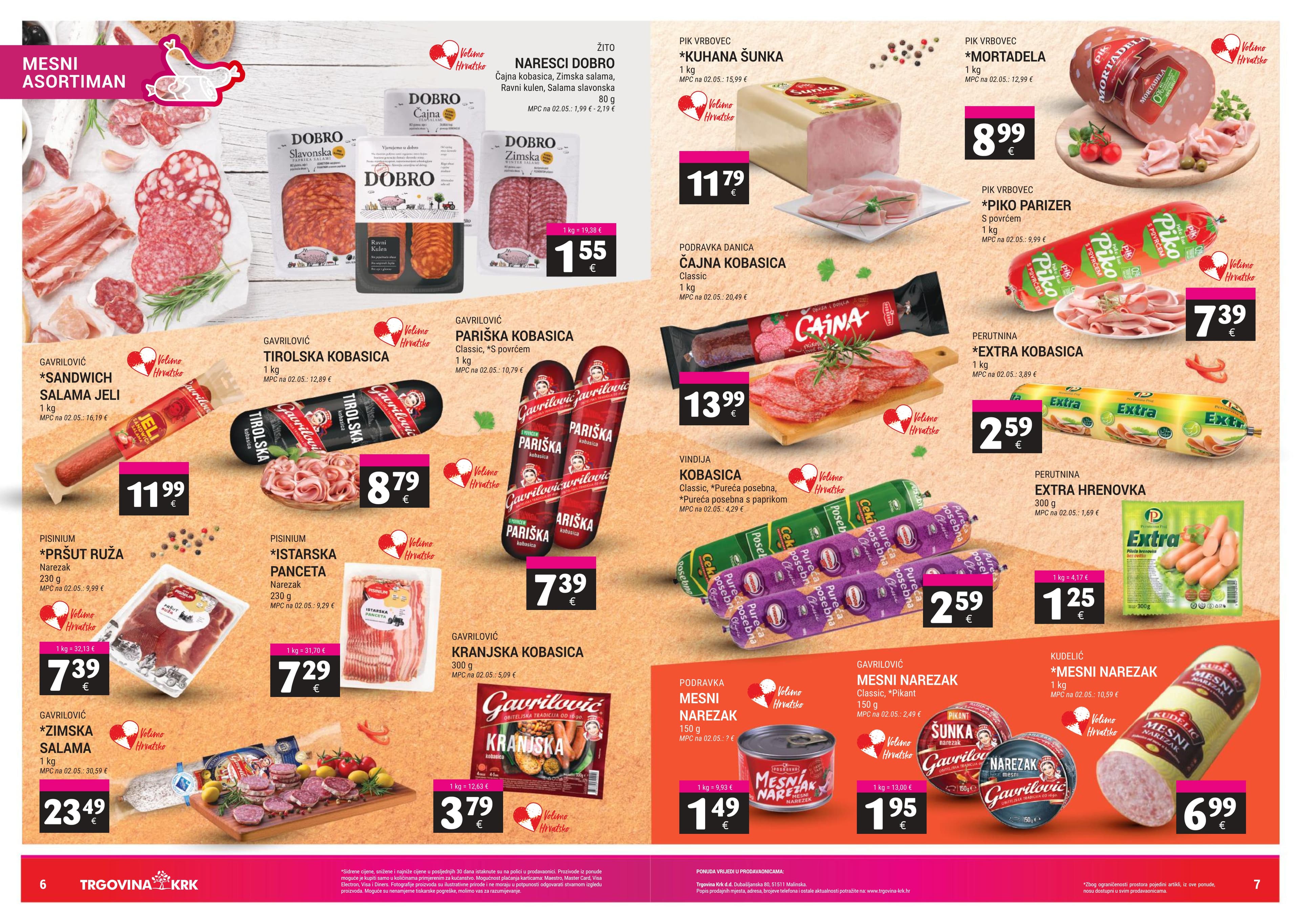 Page from catalog: Akcijska ponuda