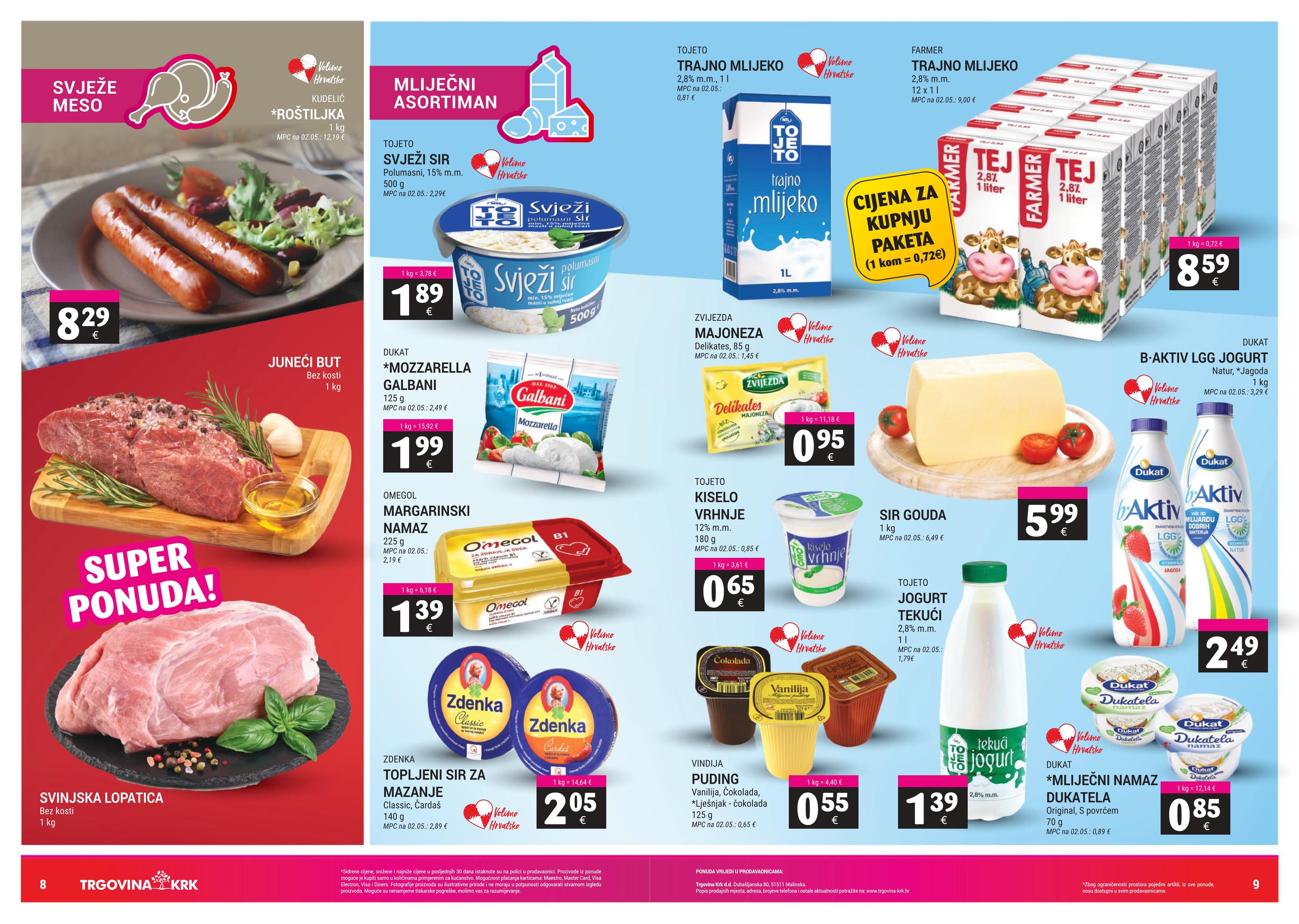 Page from catalog: Akcijska ponuda
