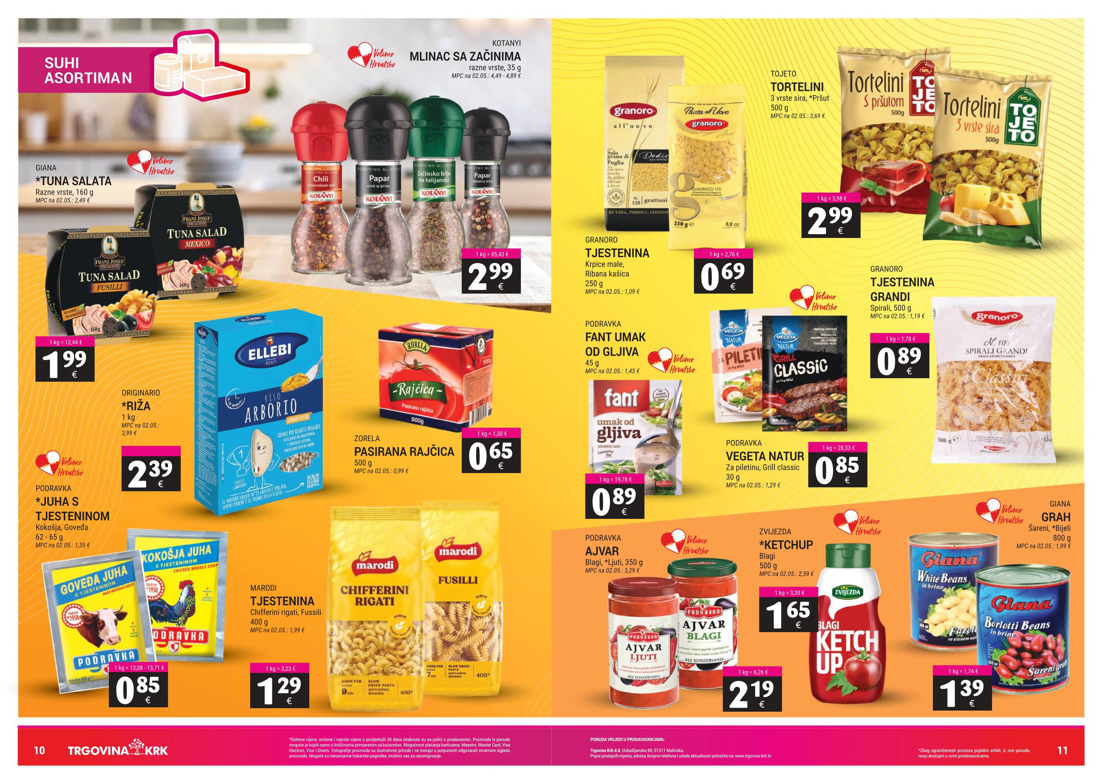 Page from catalog: Akcijska ponuda