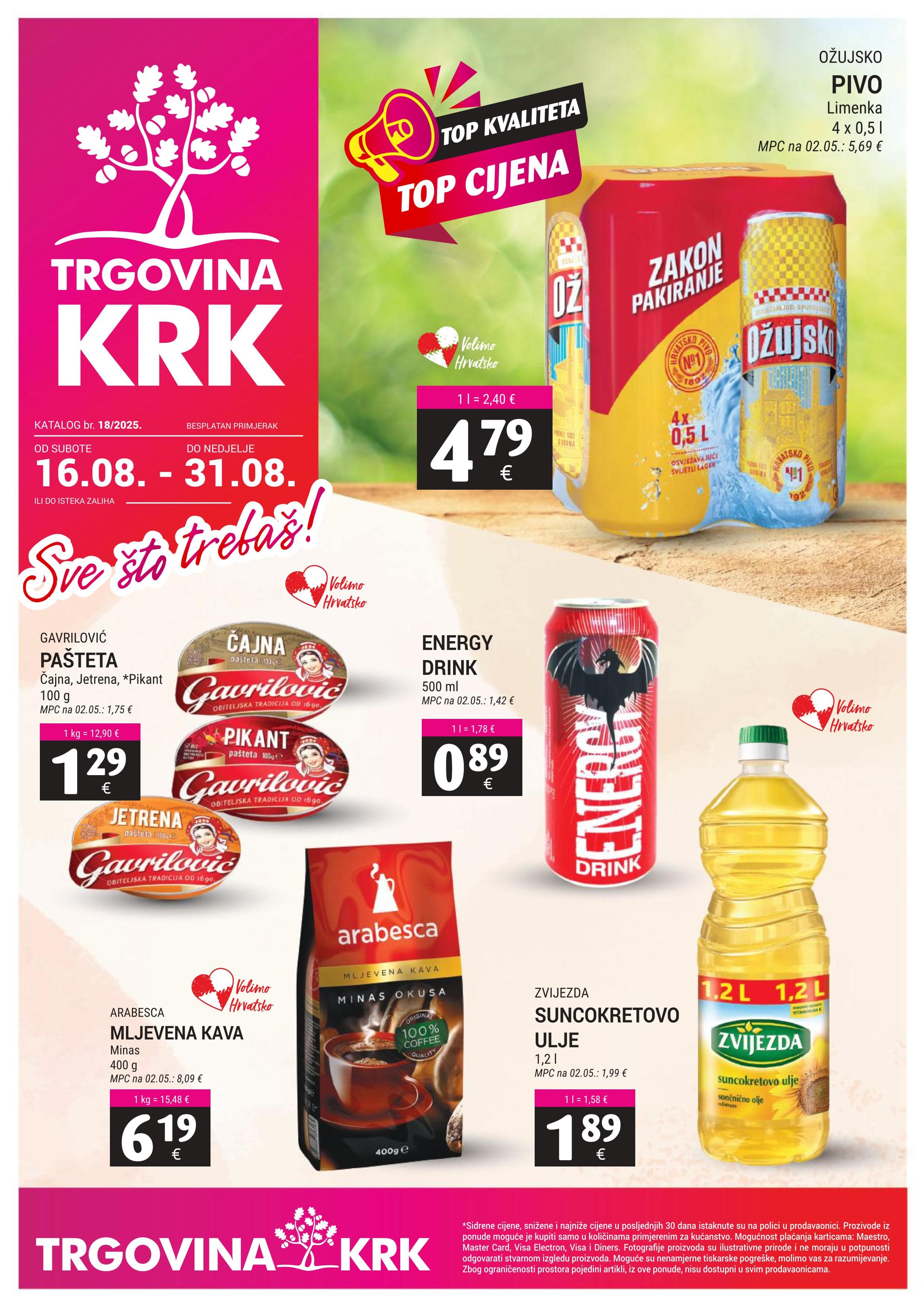 Page from catalog: Akcijska ponuda