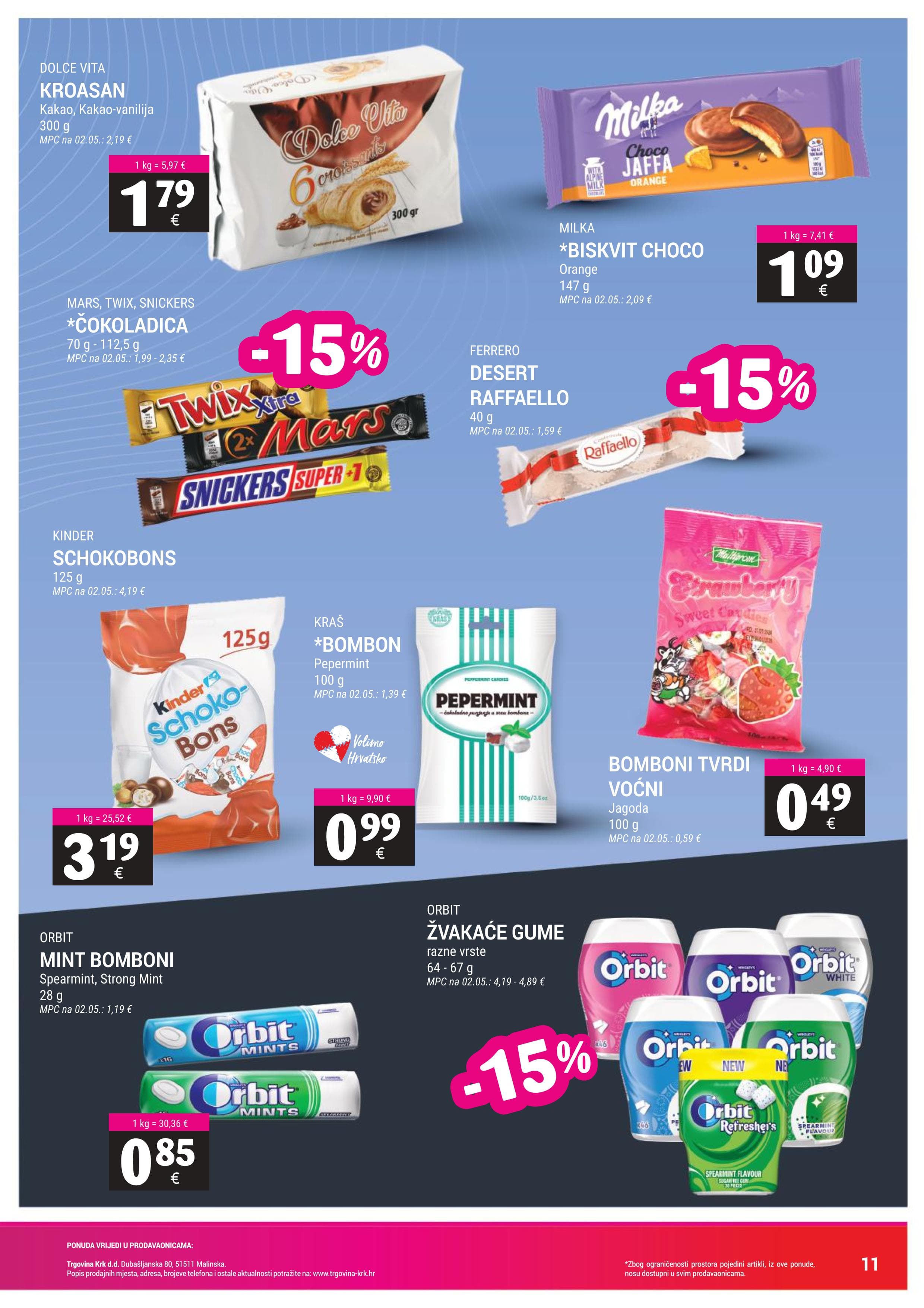 Page from catalog: Akcijska ponuda