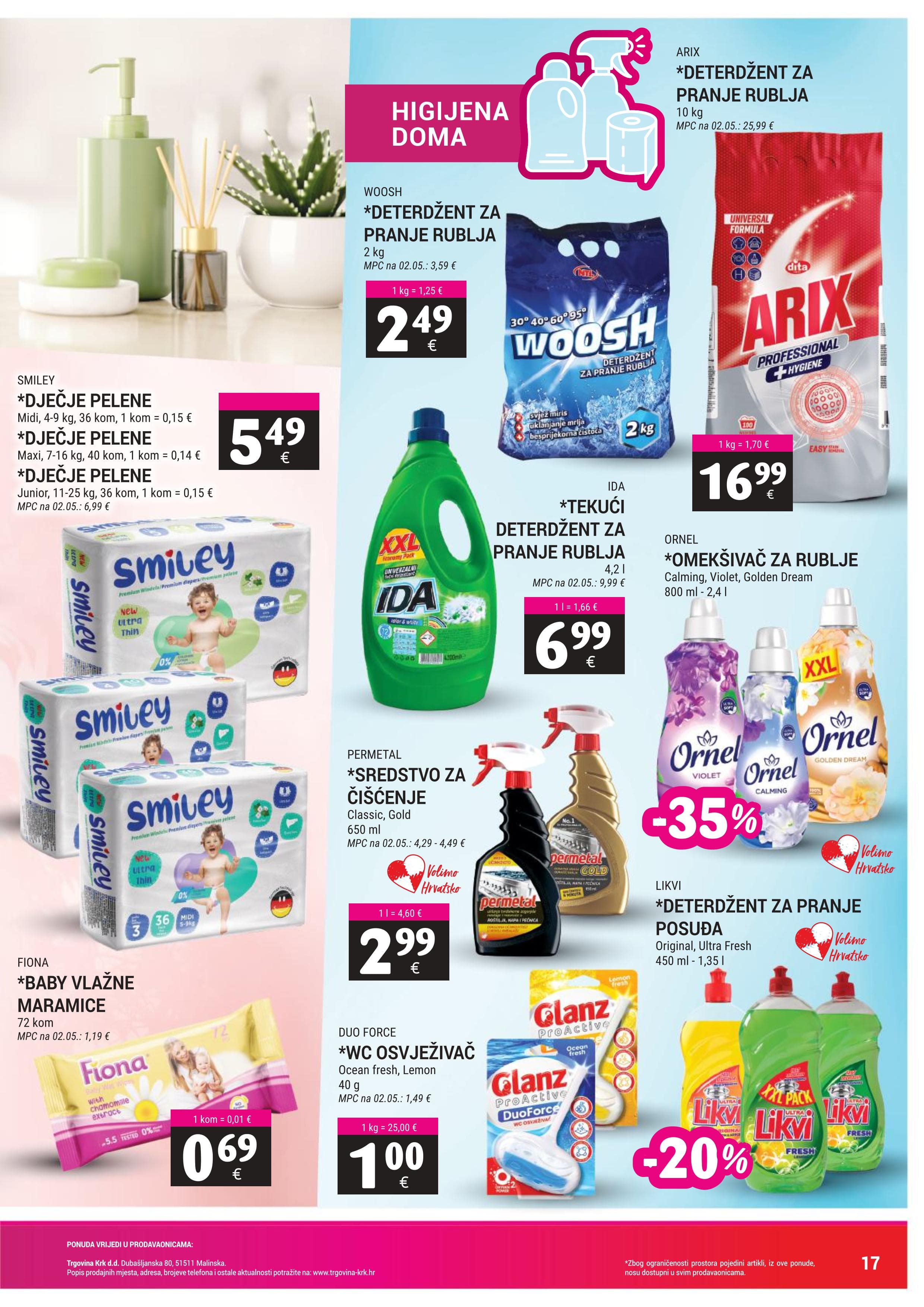 Page from catalog: Akcijska ponuda