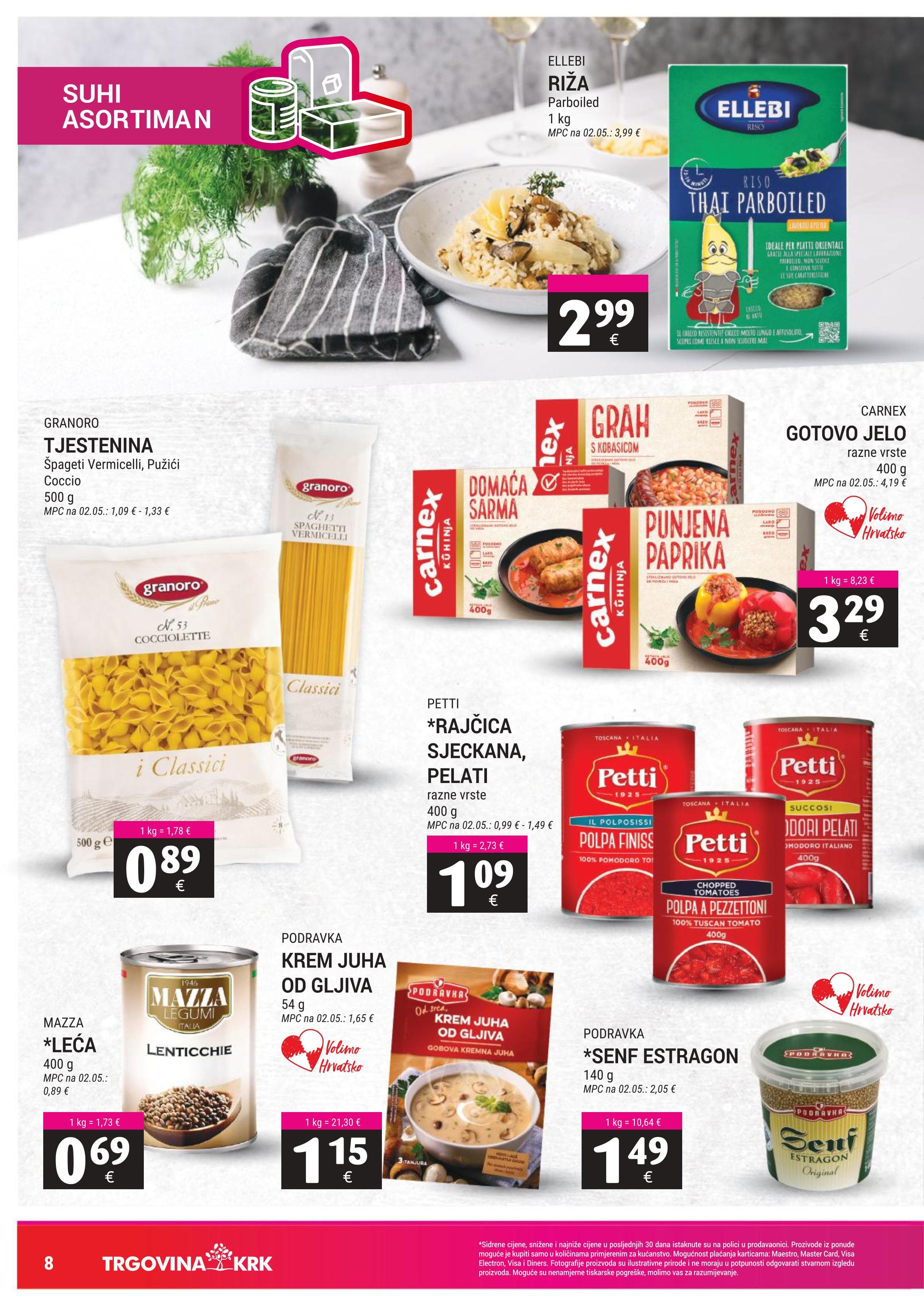 Page from catalog: Akcijska ponuda