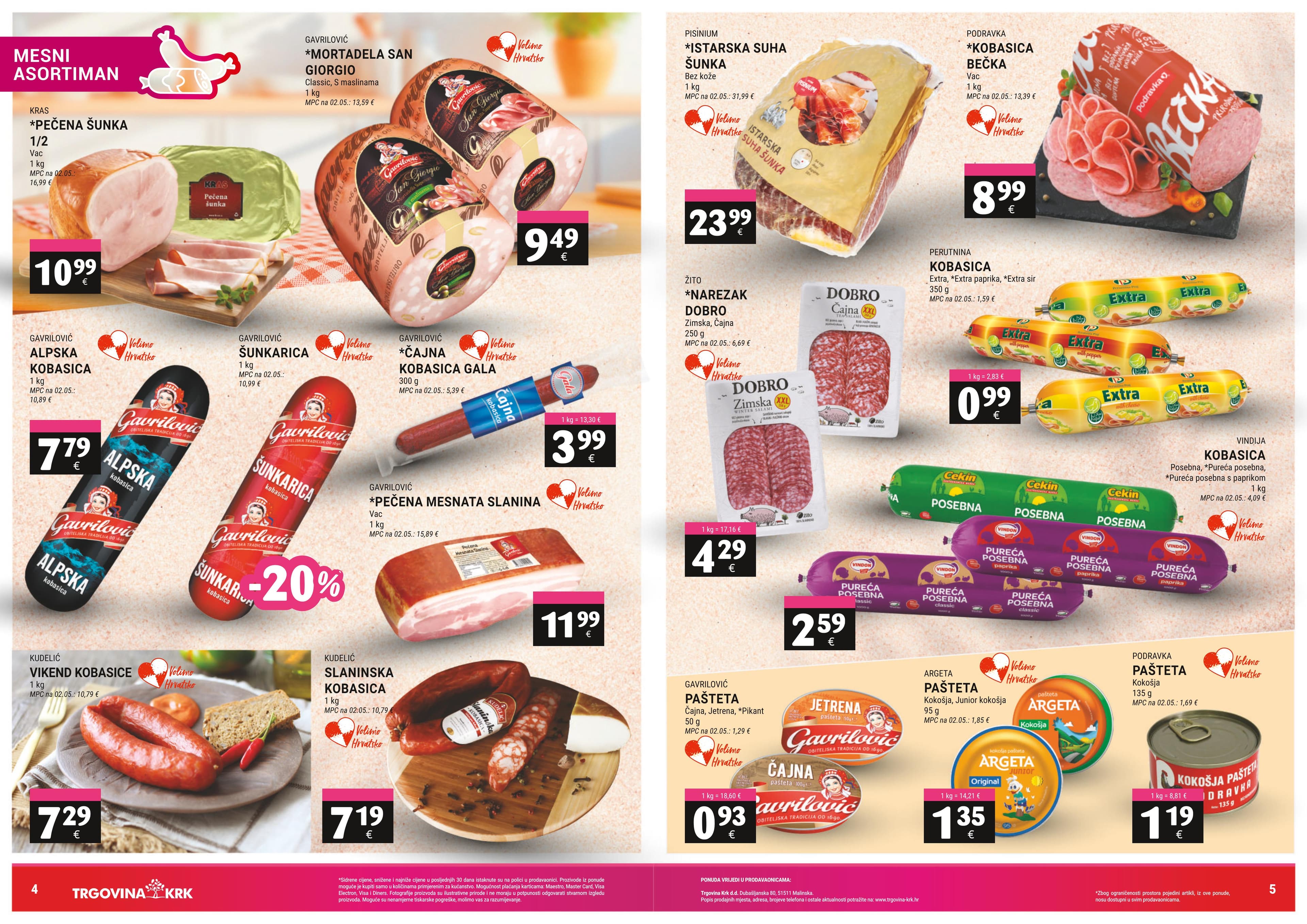 Page from catalog: Akcijska ponuda