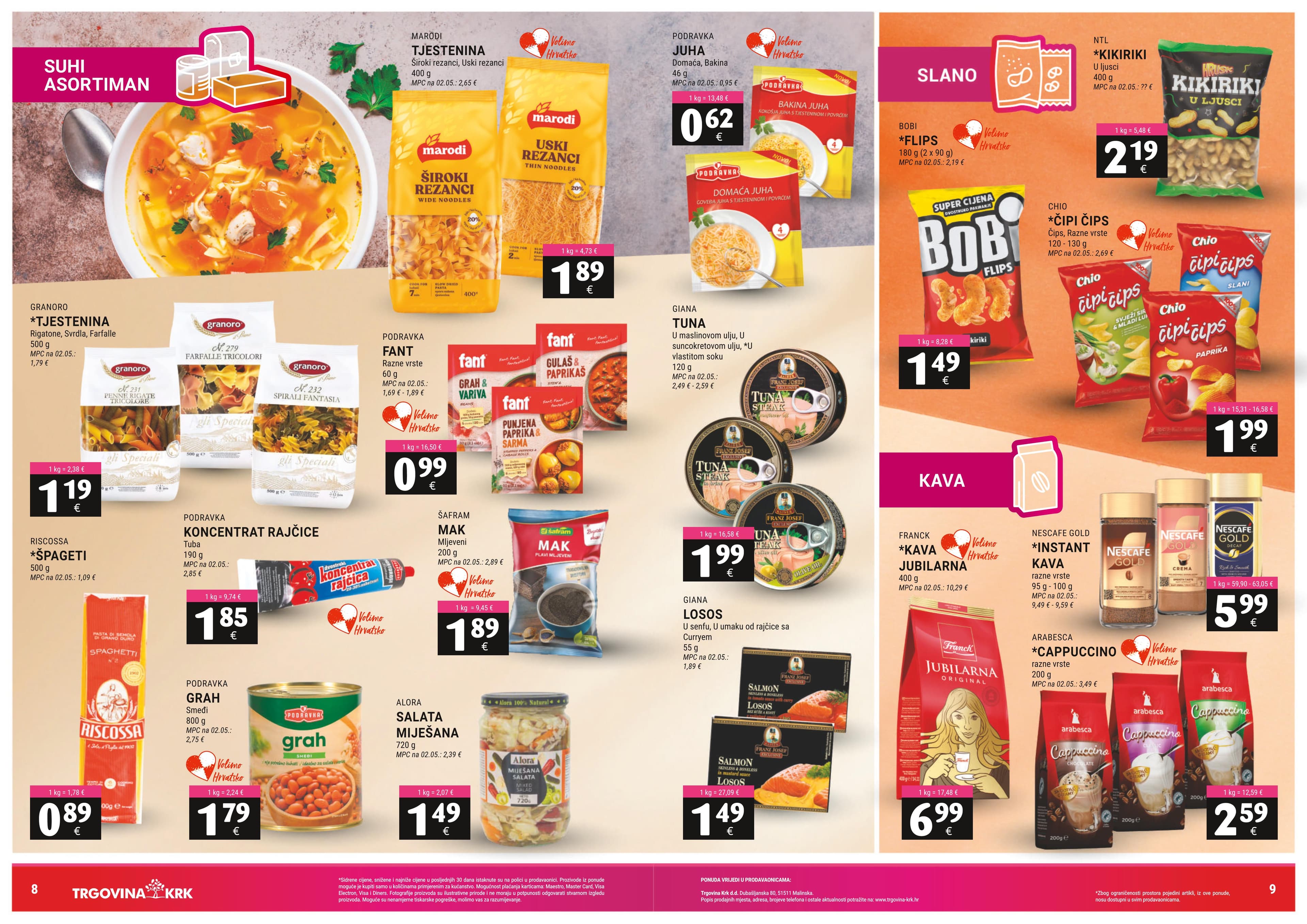 Page from catalog: Akcijska ponuda