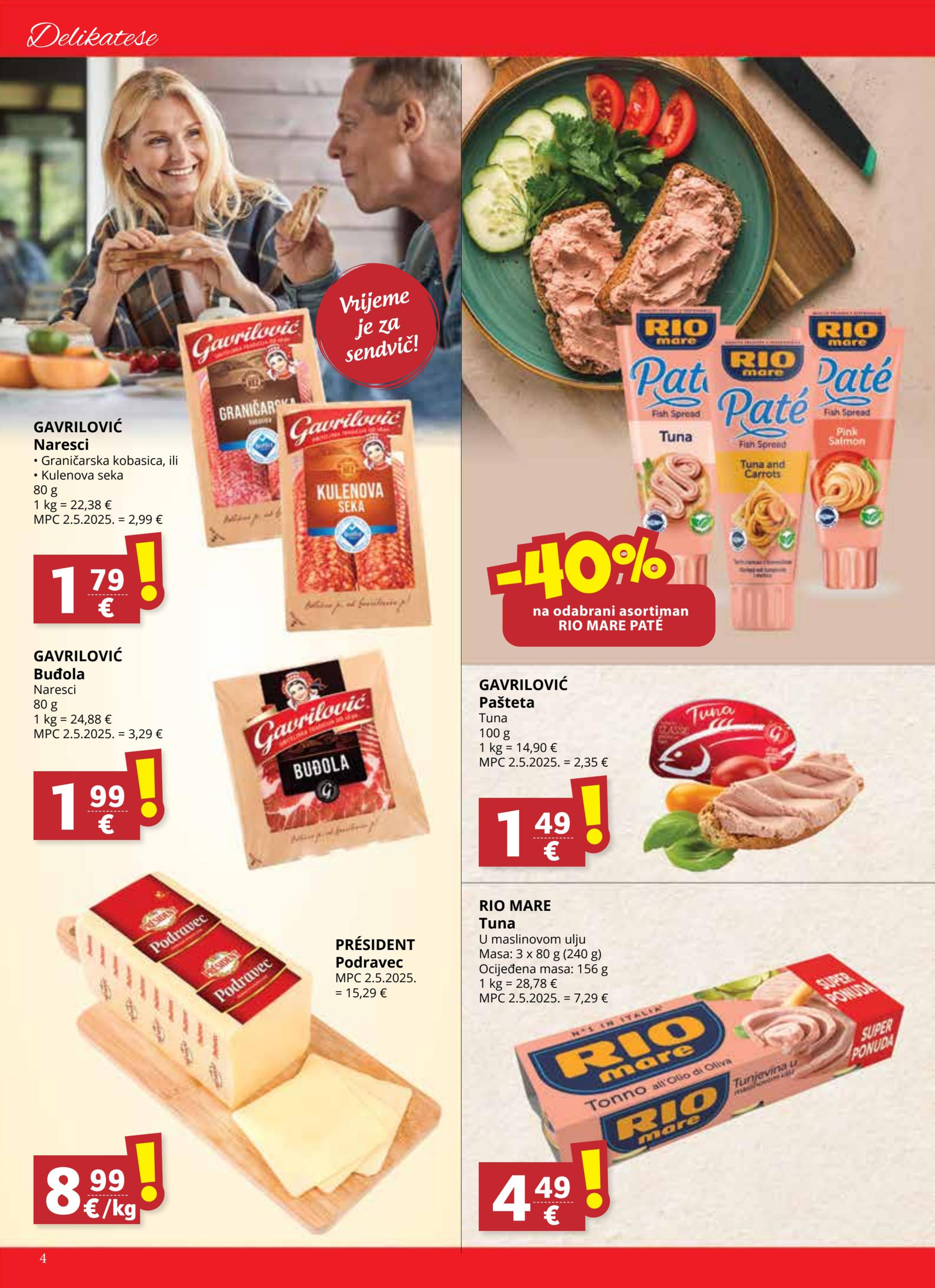Page from catalog: Akcijska ponuda
