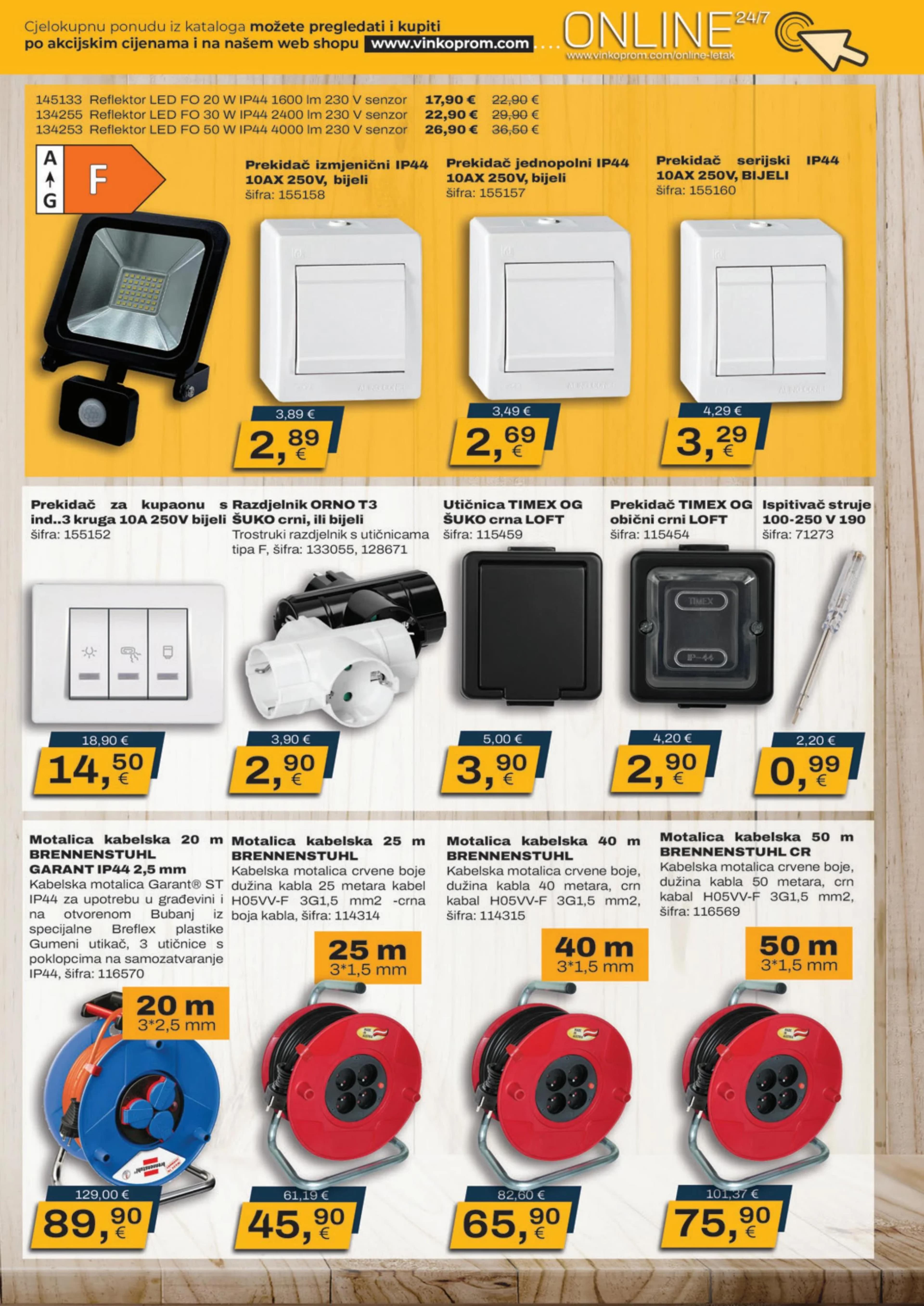 Page from catalog: Akcijska ponuda