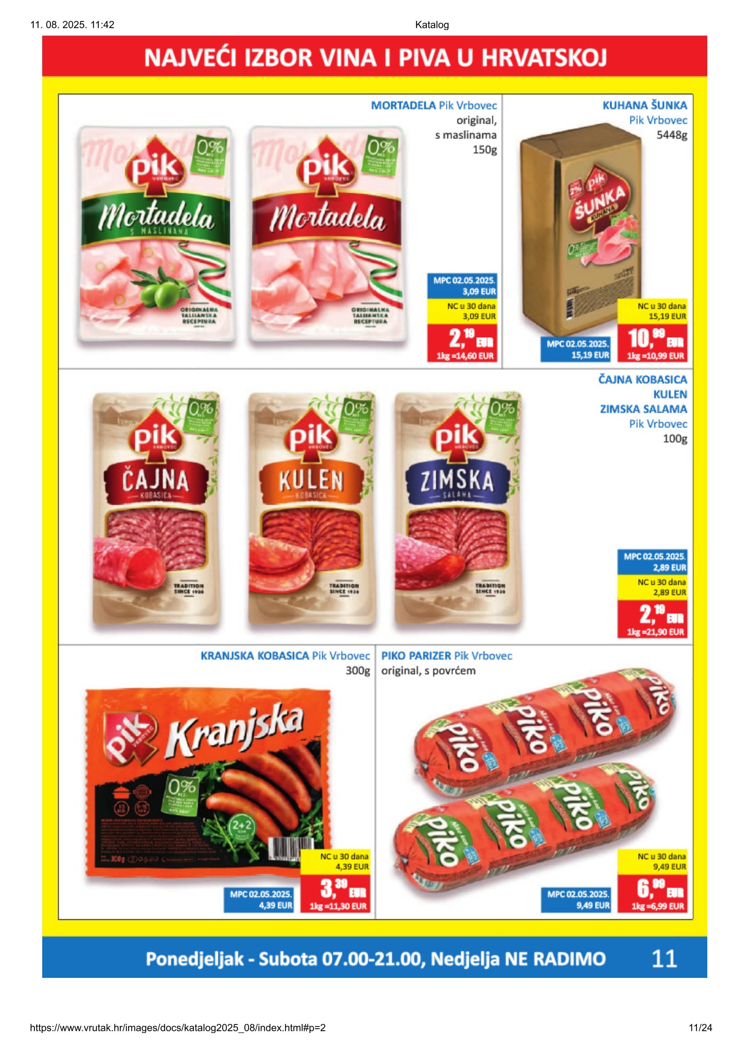 Page from catalog: Akcijska ponuda