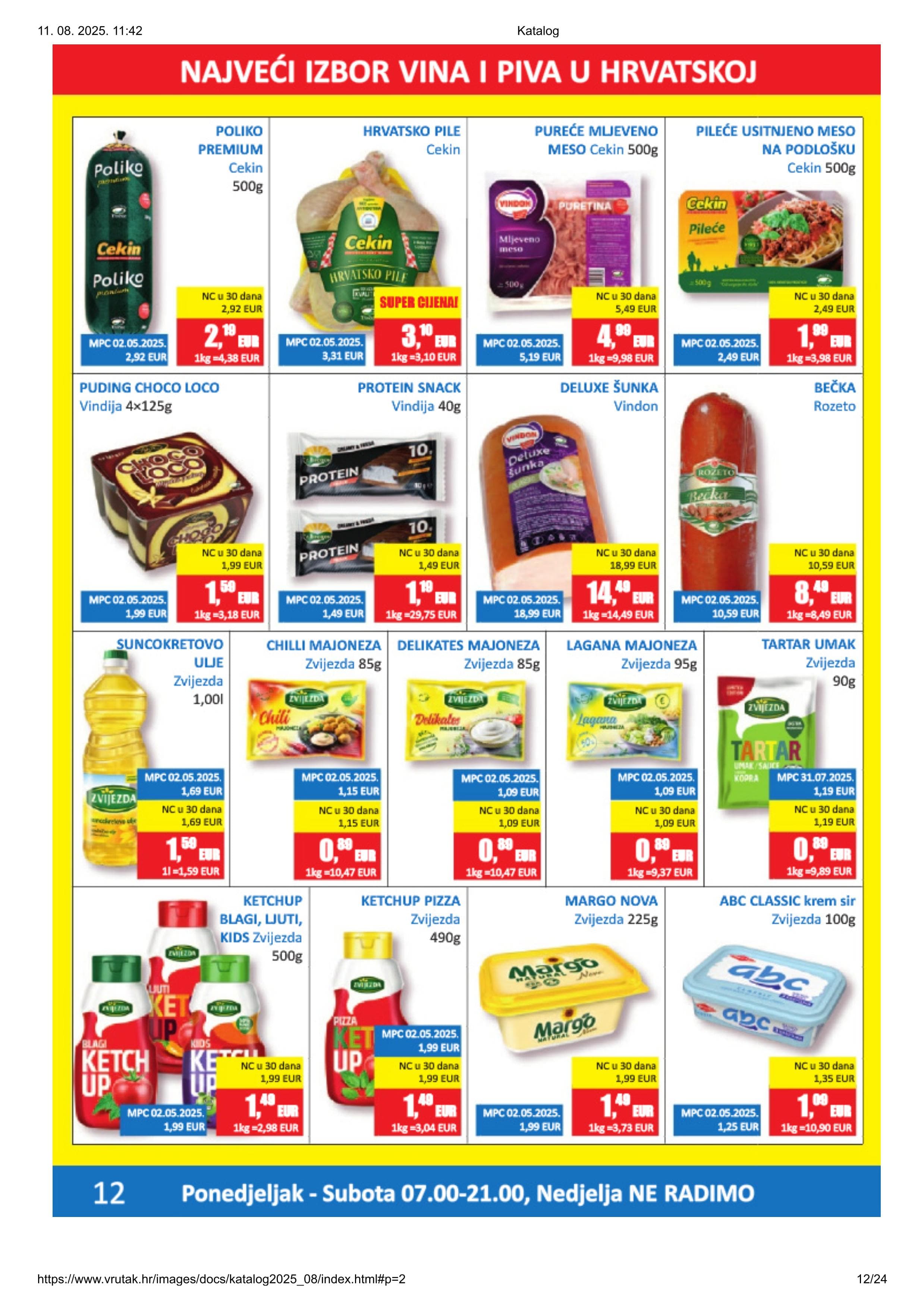 Page from catalog: Akcijska ponuda